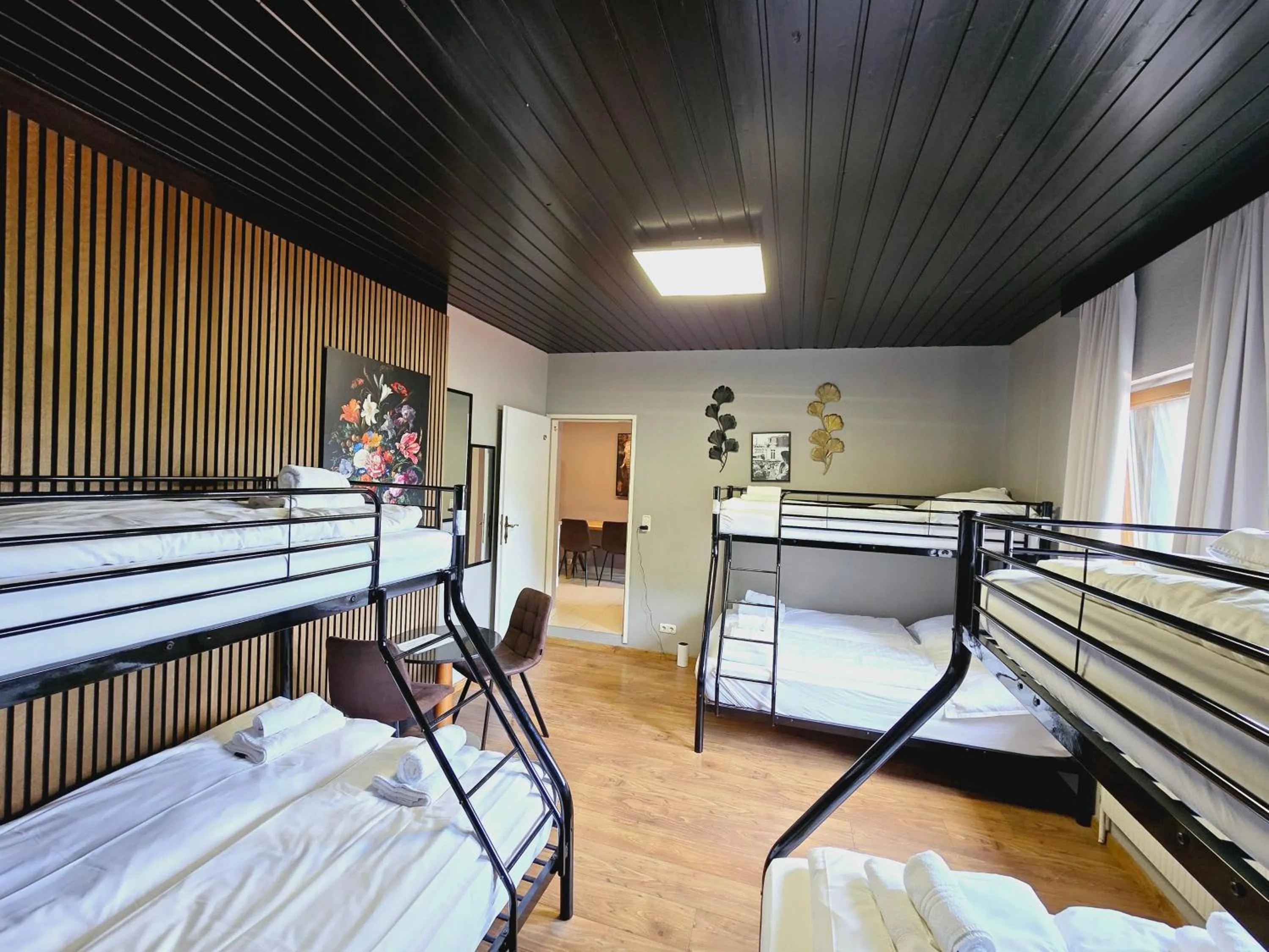 Bed in The Art and Sporthotel