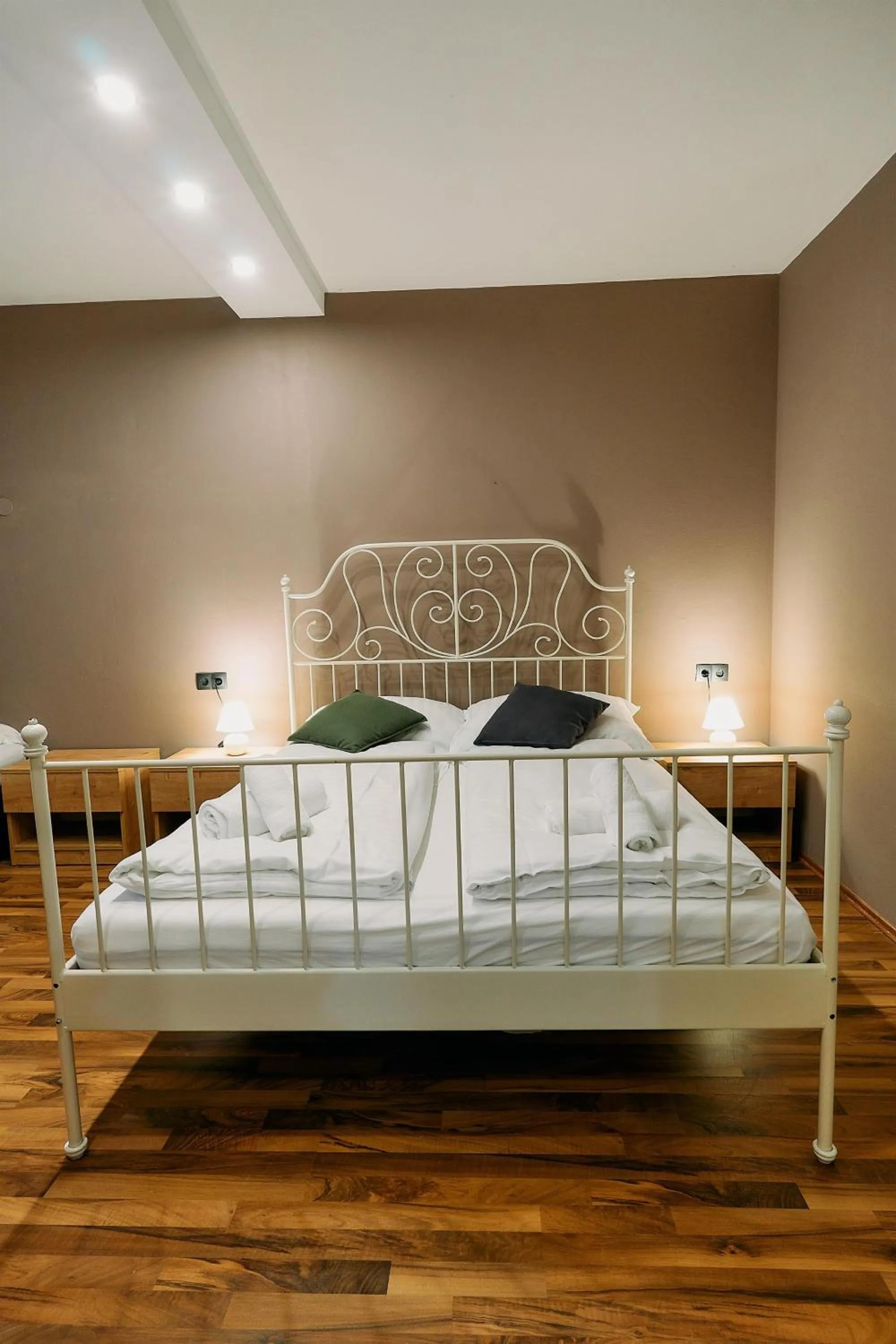 Bed in The Art and Sporthotel