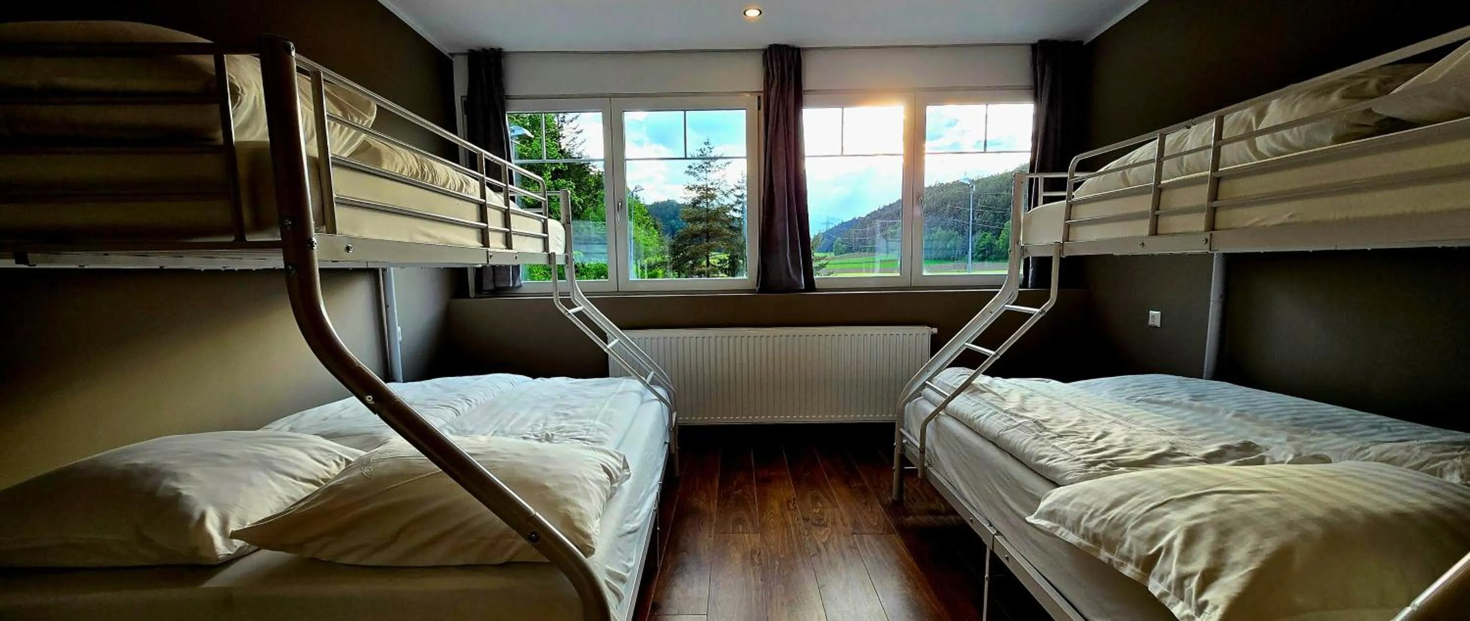 Bed in The Art and Sporthotel