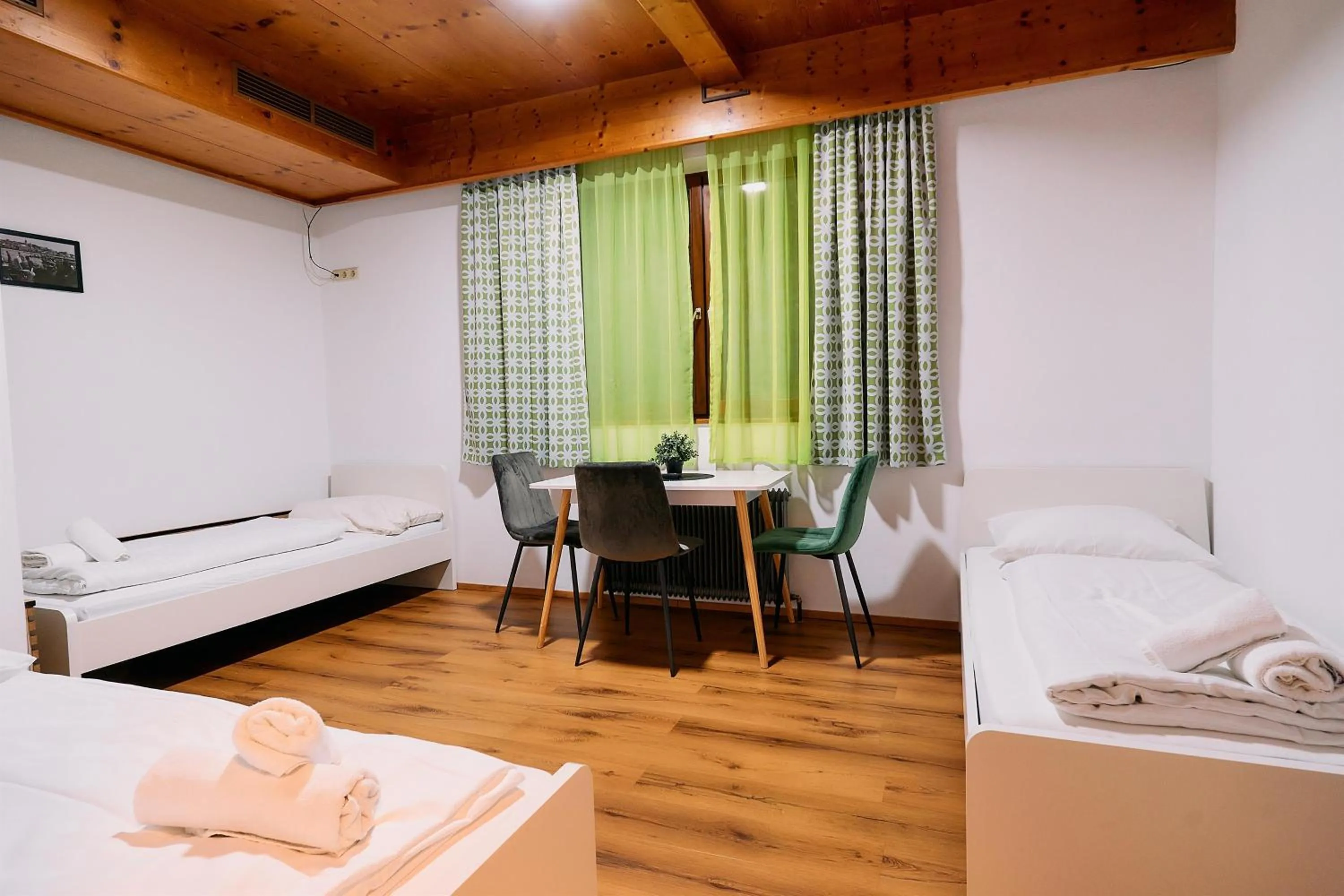 Bed in The Art and Sporthotel