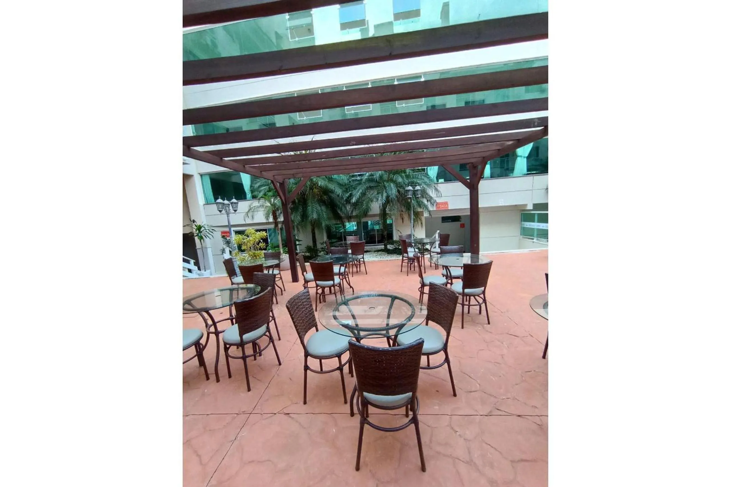 Seating area in Bombinhas Summer Beach