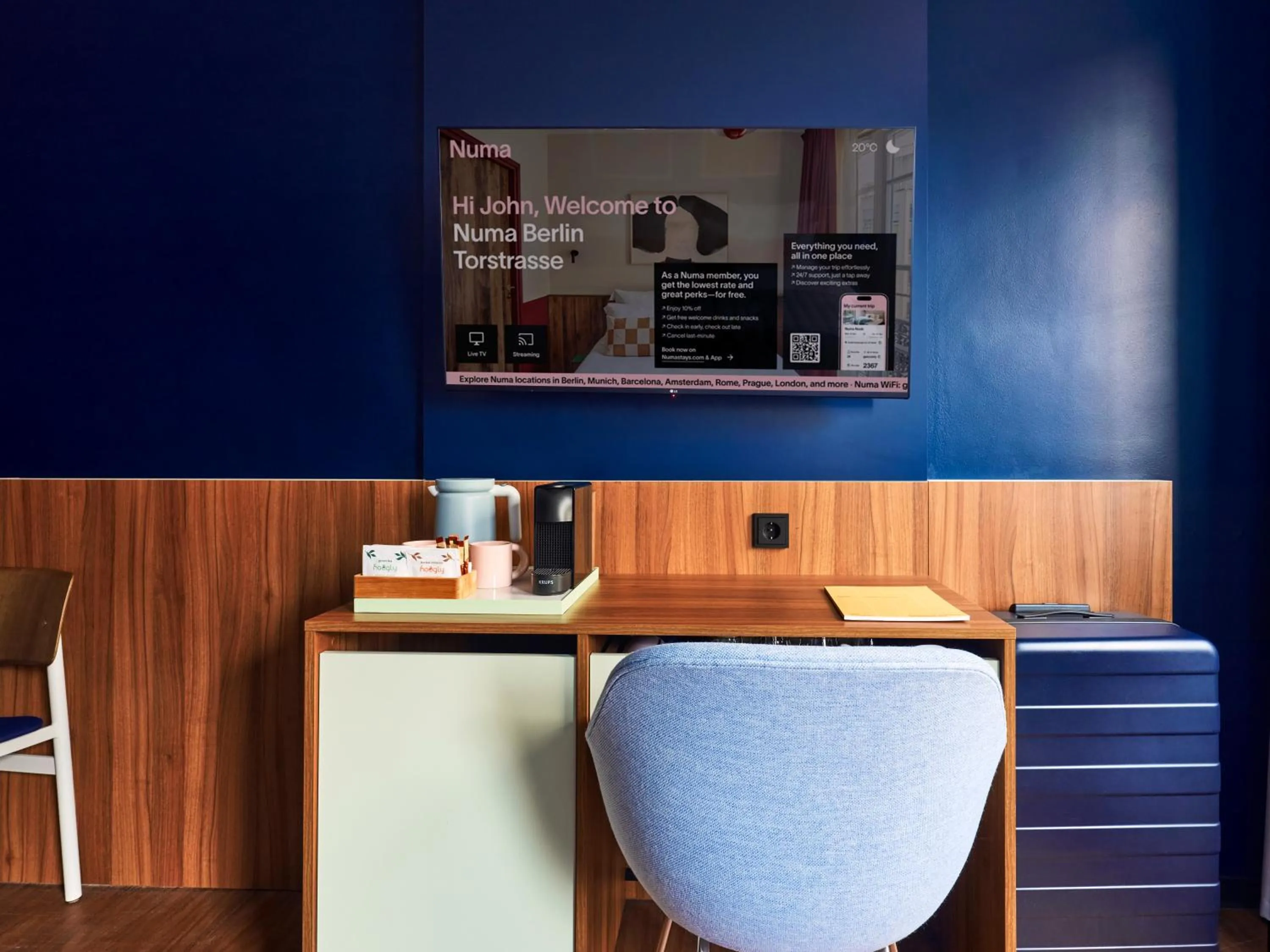 TV and multimedia in Numa Berlin Torstrasse