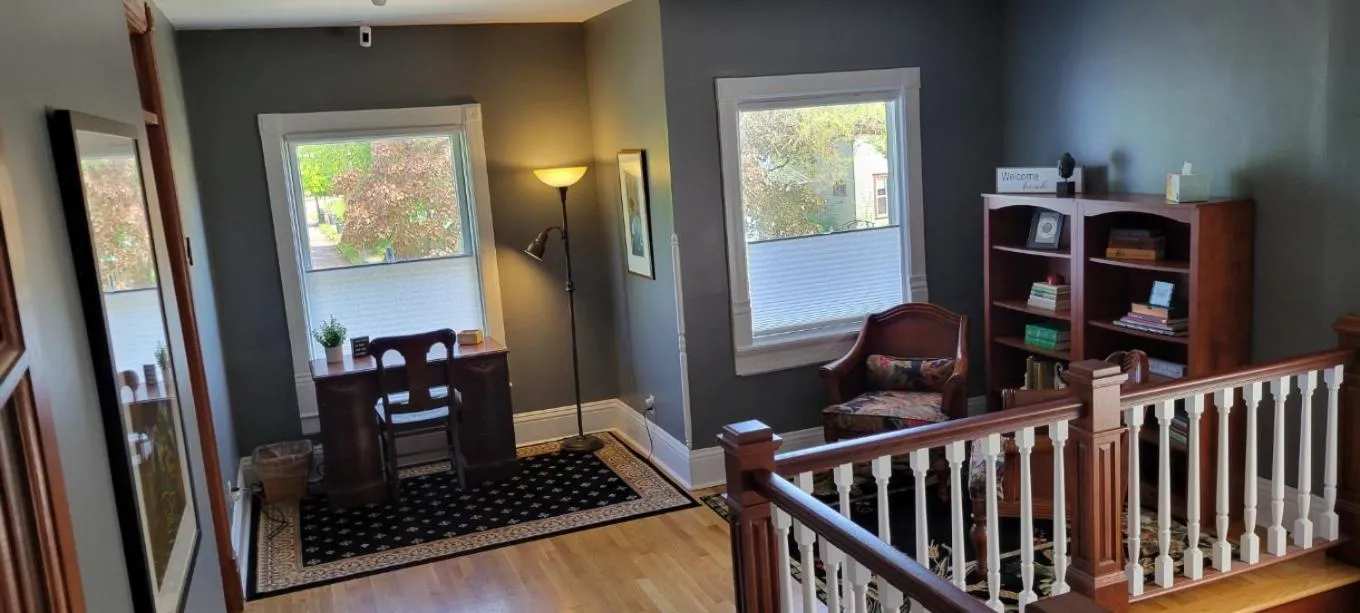 Seating area in Art and Lodging