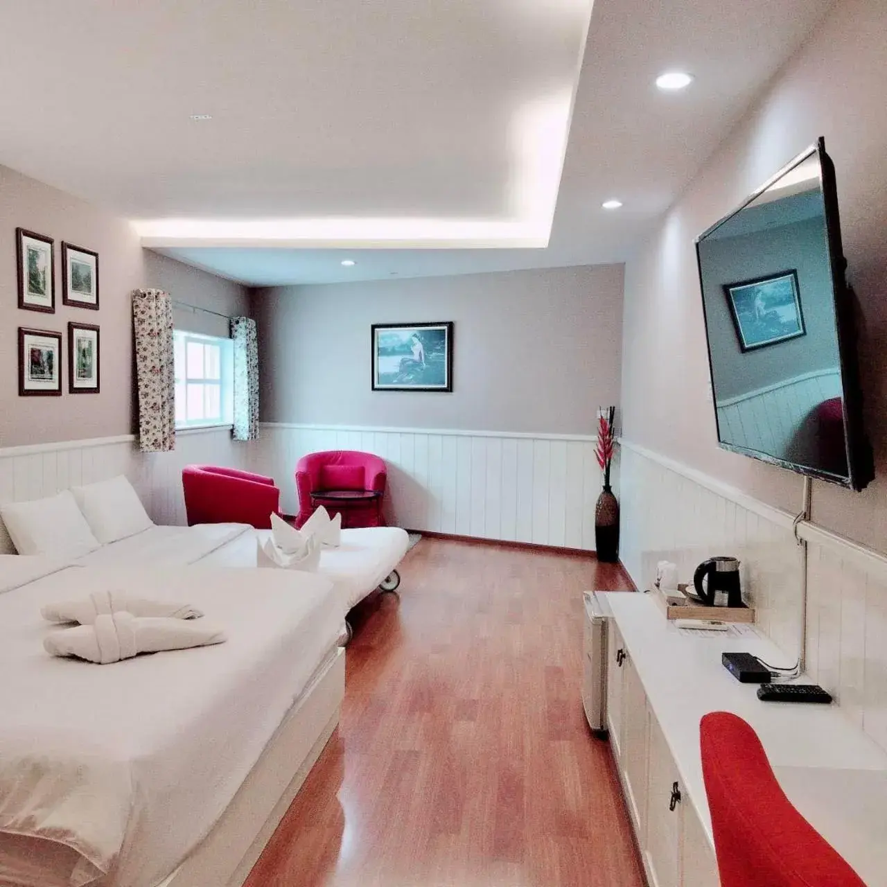 Family Room with Garden View in Sabai Dee Minitel Family Room with Garden View in Sabai Dee Minitel