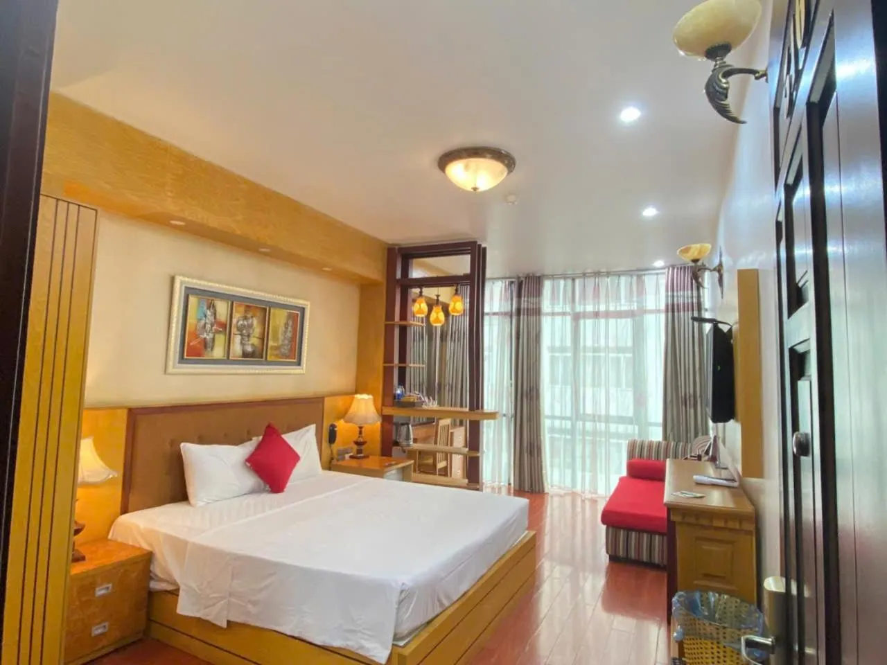 Bed in Moon Hotel Cau Giay