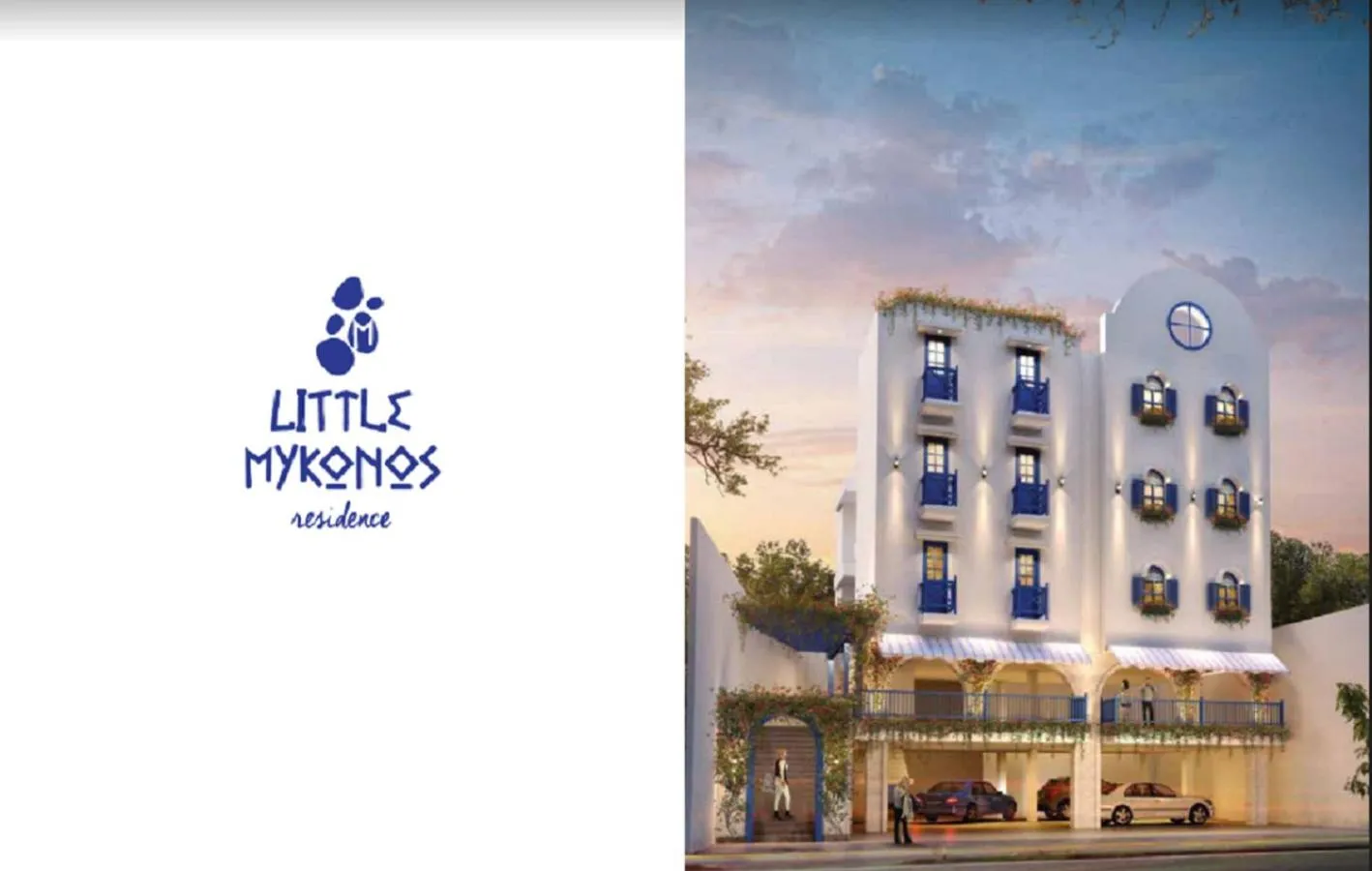 Property building in Little Mykonos