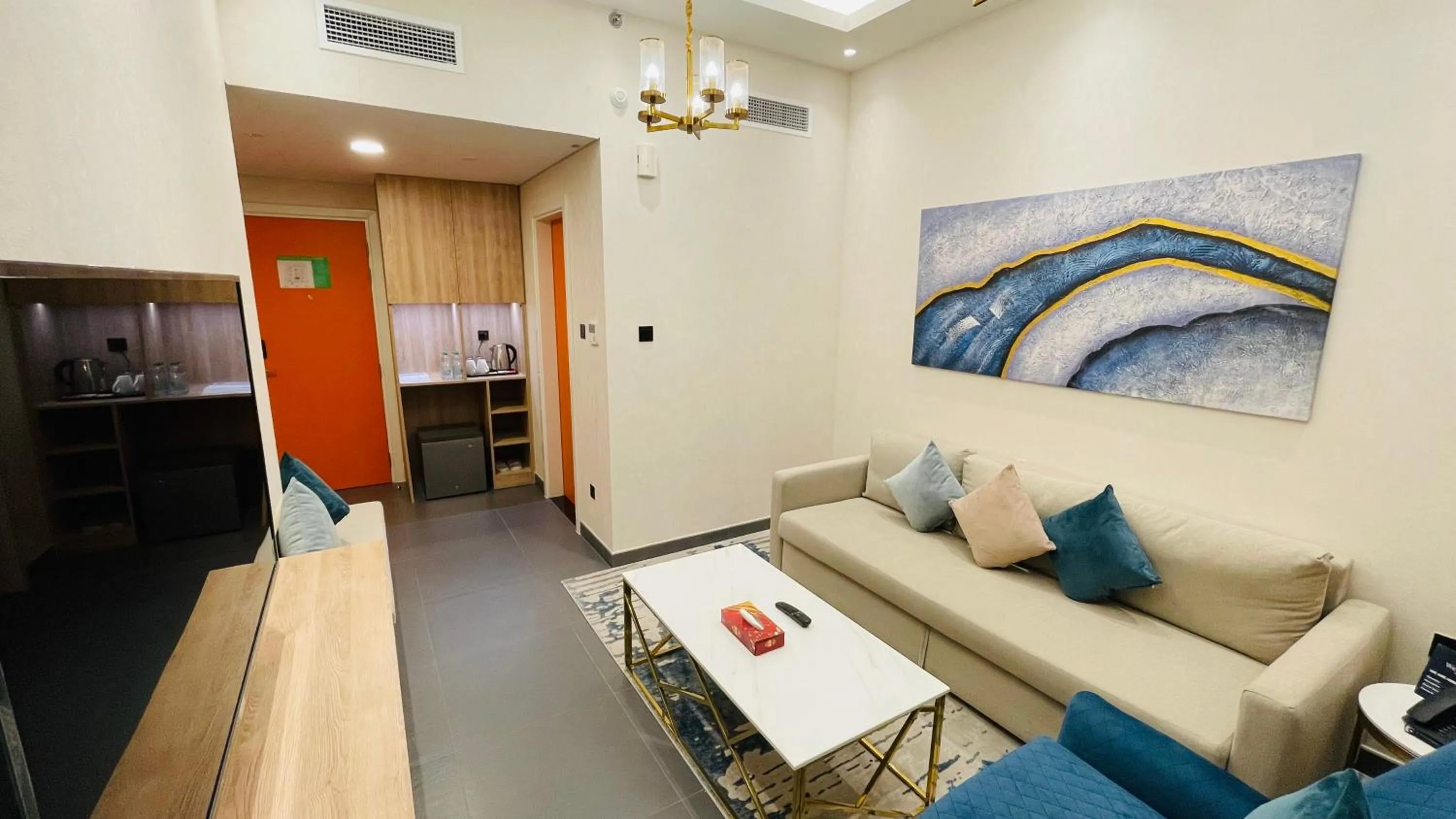 Living room in Wescott Hotel