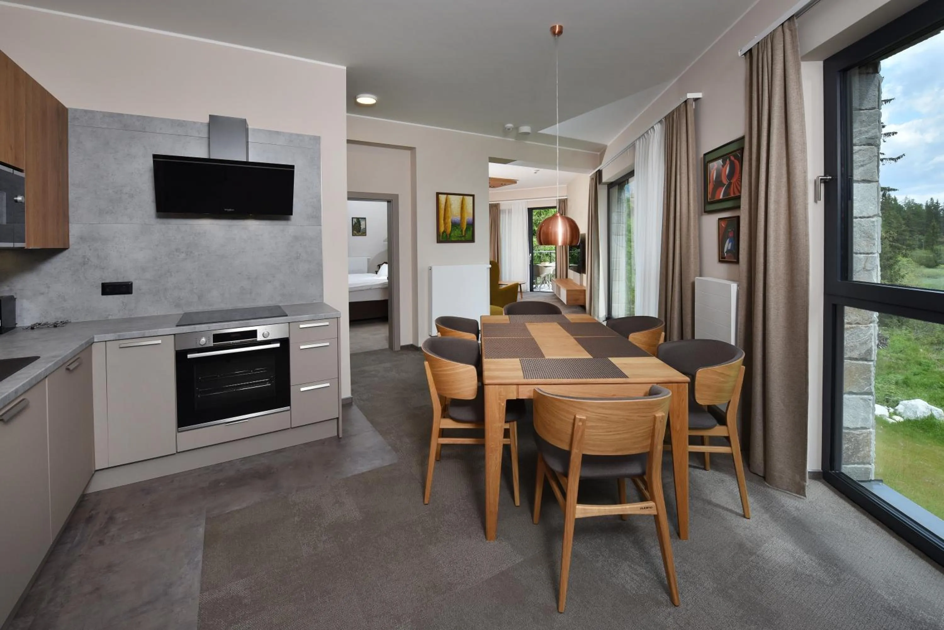 kitchen in APLEND Lake Resort