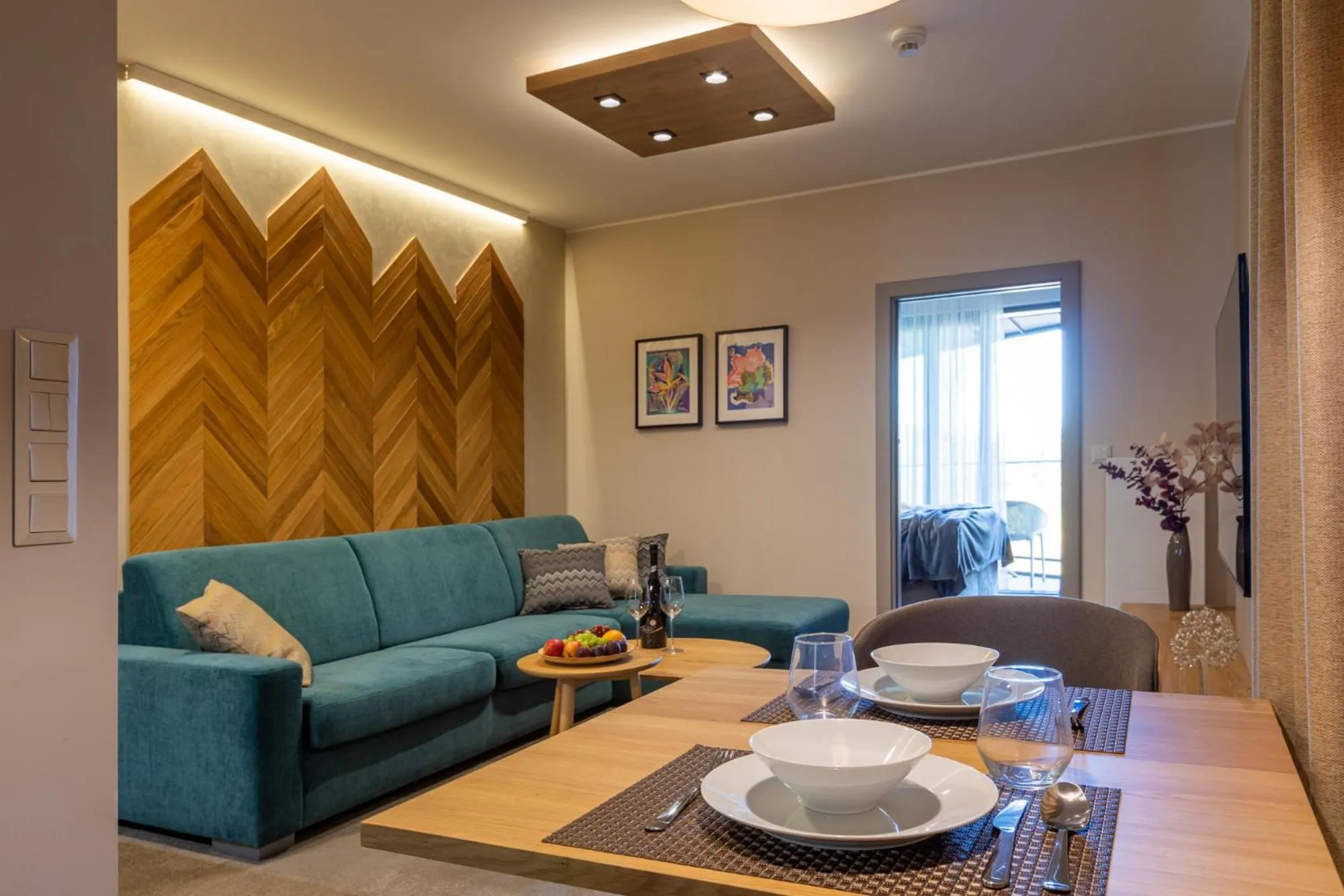 Living room in APLEND Lake Resort