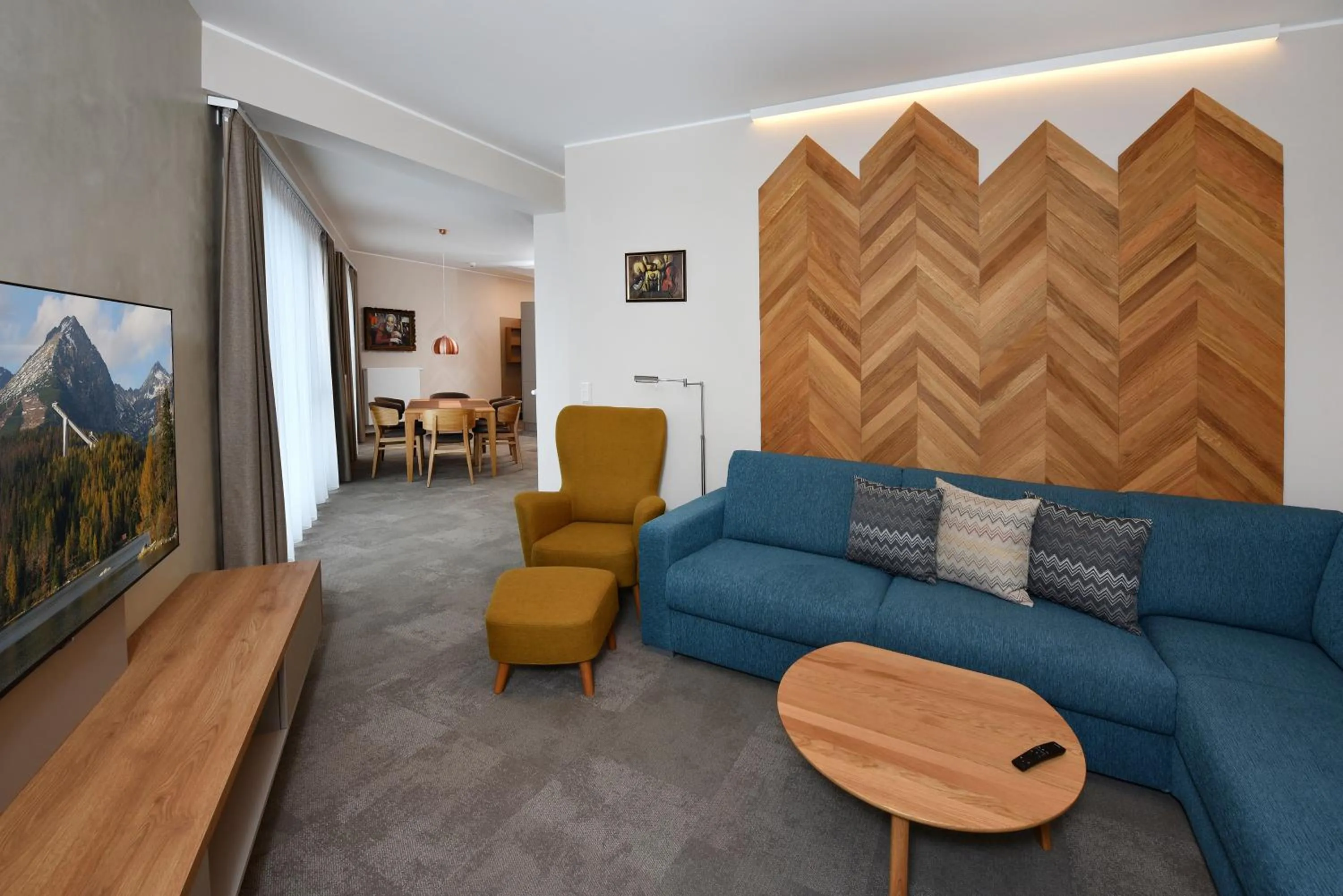 Living room in APLEND Lake Resort