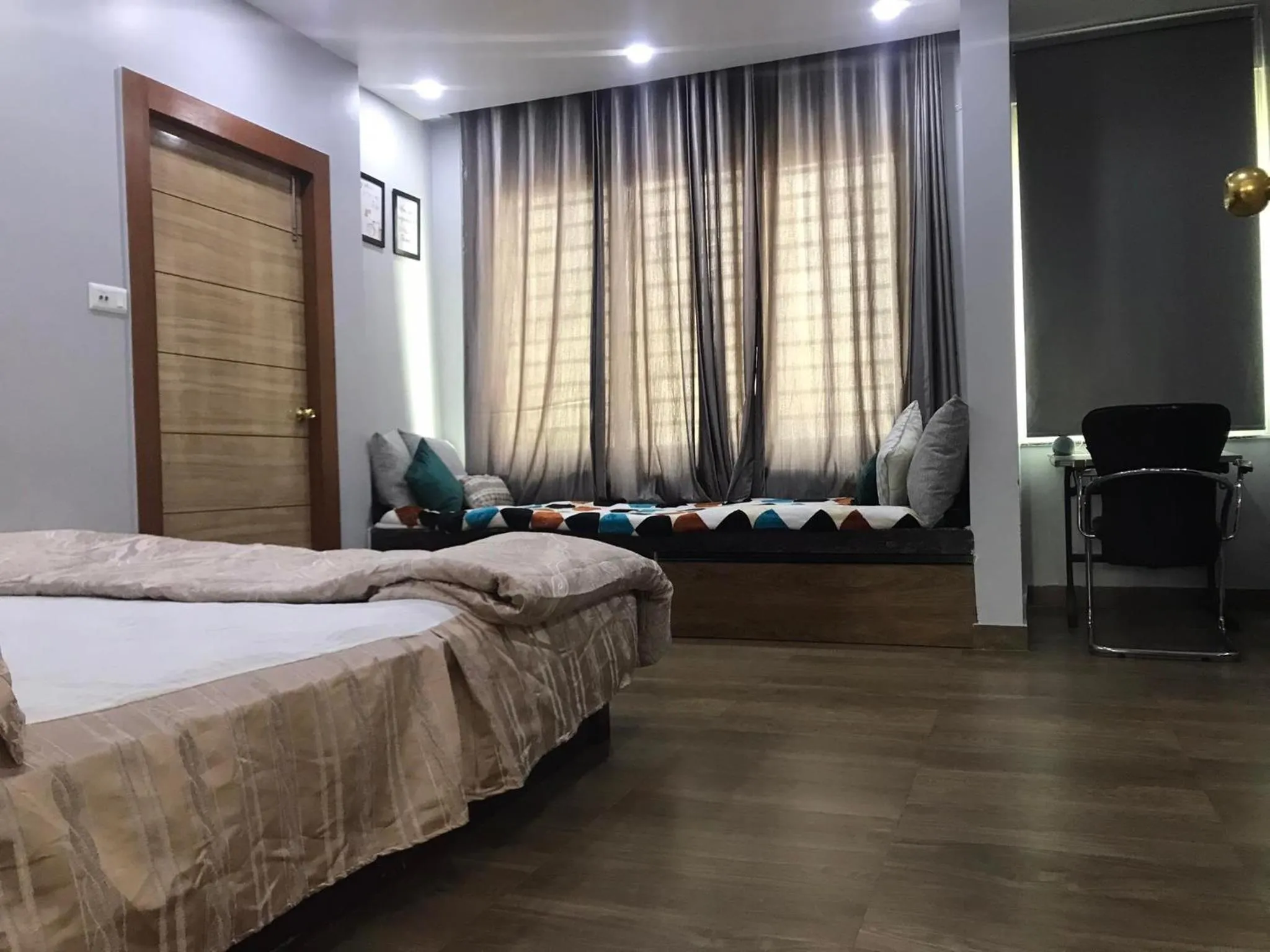 Bed in Mariya Condo hotel