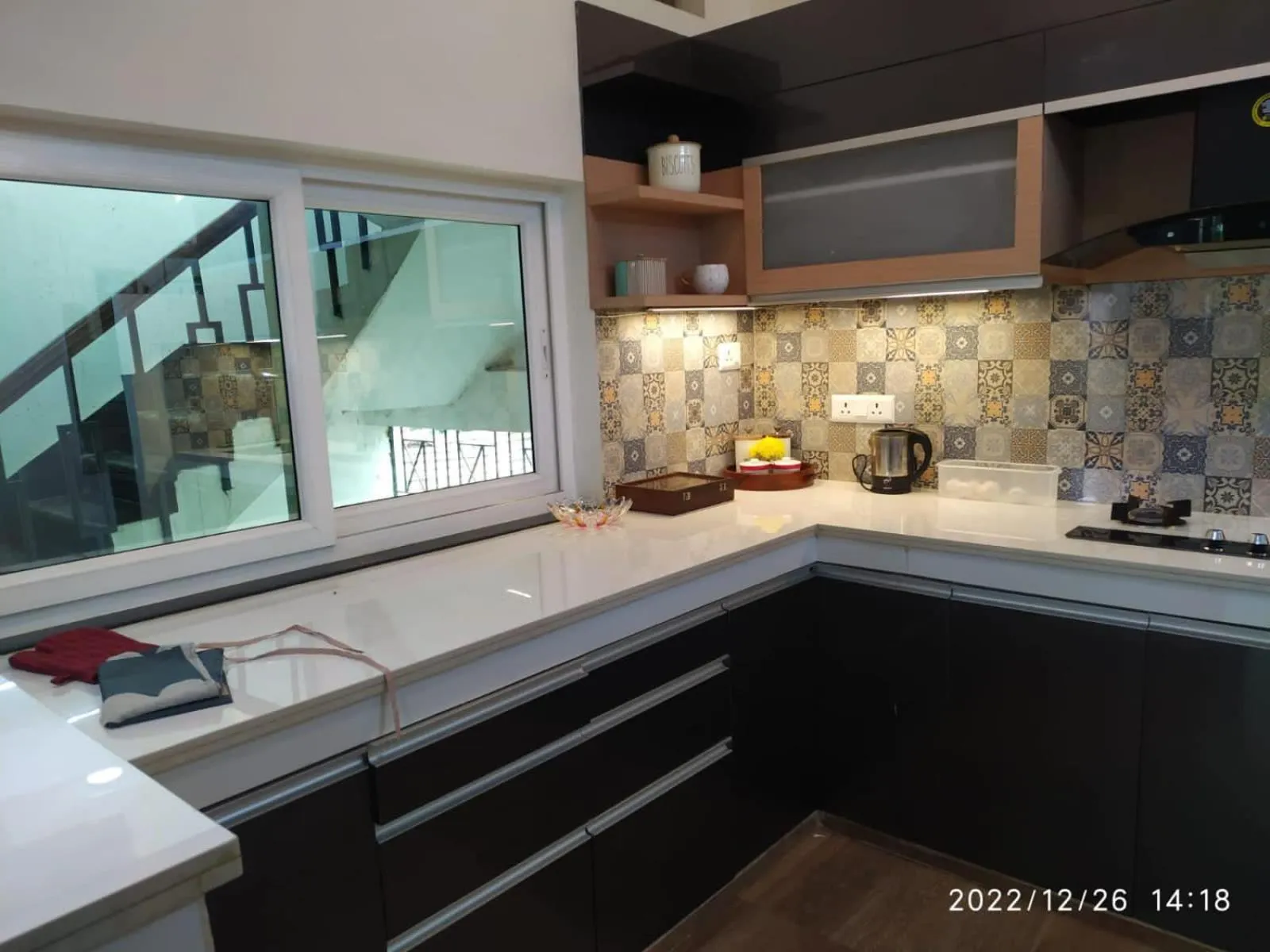 Kitchen or kitchenette in Mariya Condo hotel