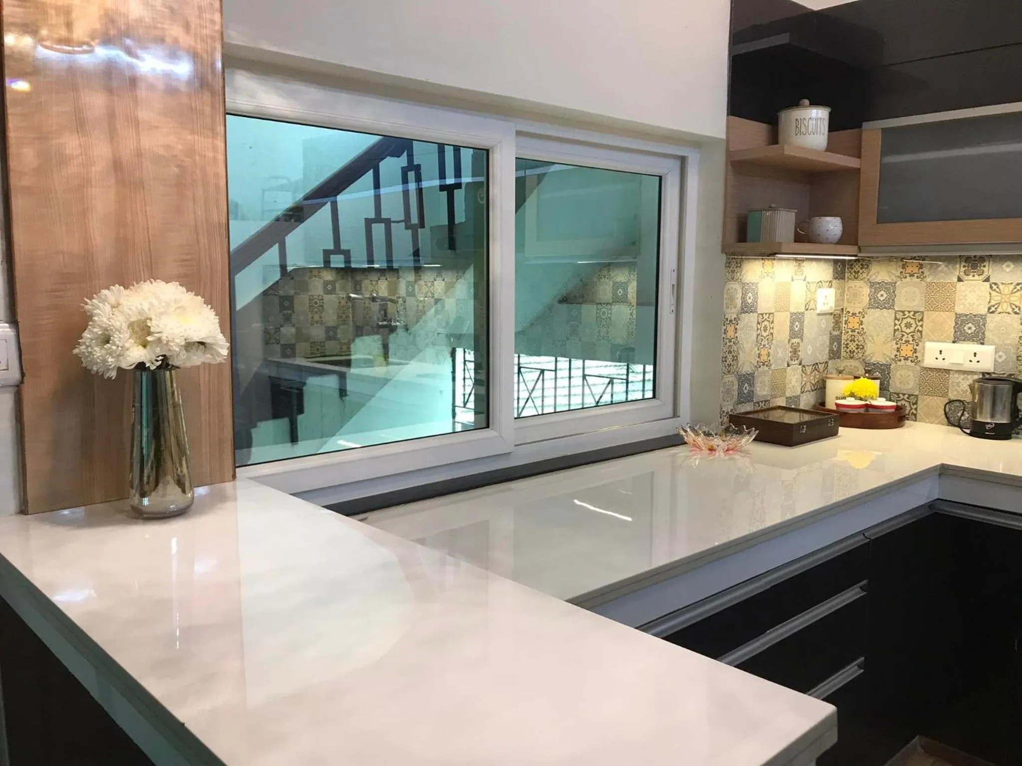 Kitchen or kitchenette in Mariya Condo hotel