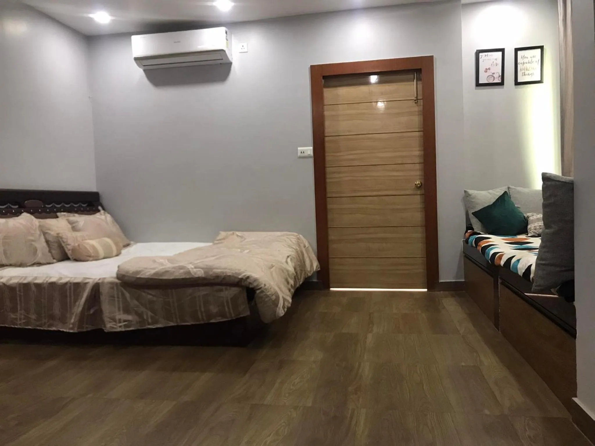 Bed in Mariya Condo hotel