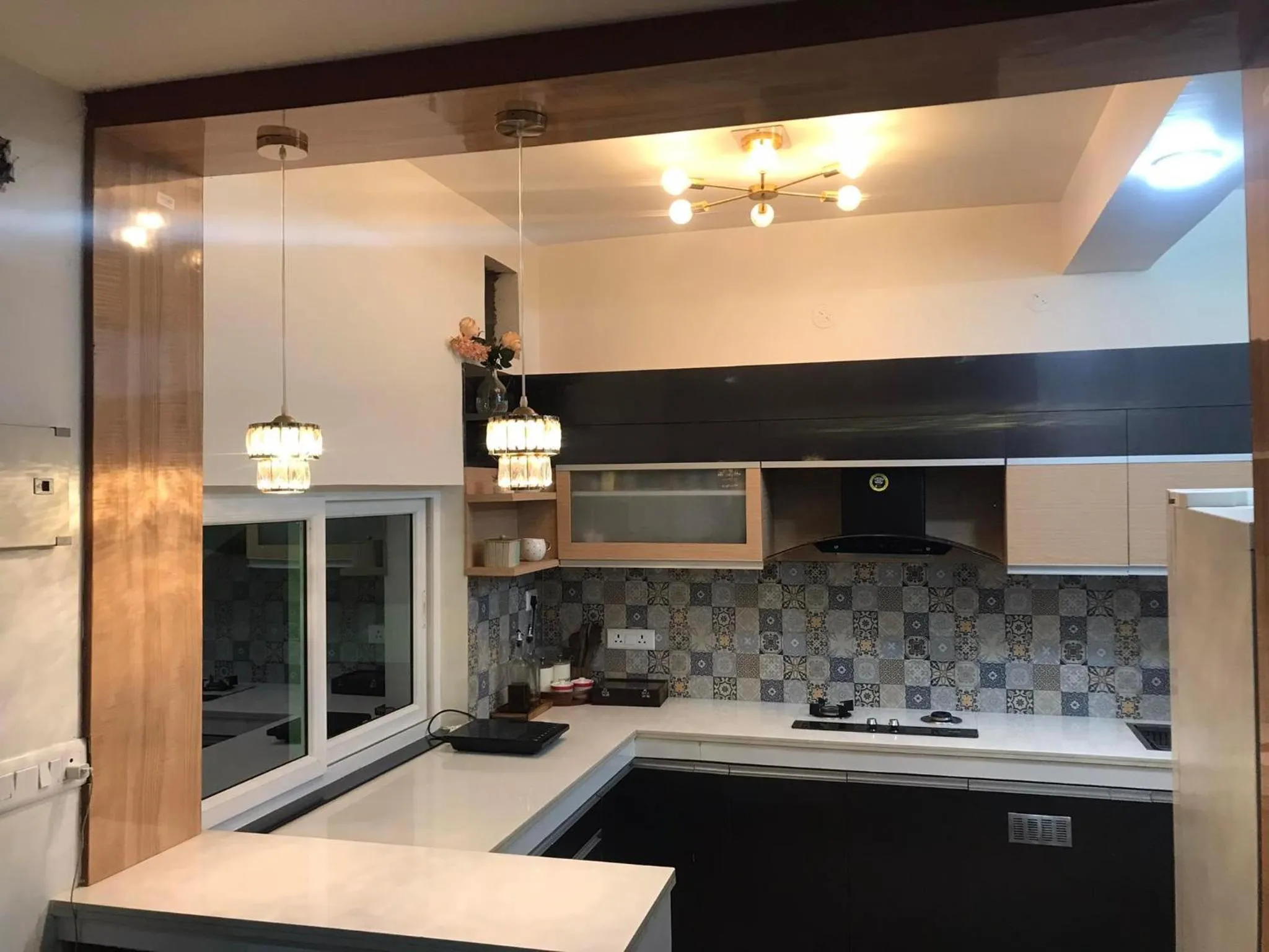 Kitchen or kitchenette in Mariya Condo hotel