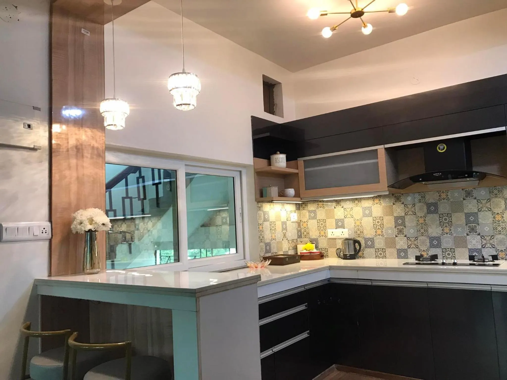 Kitchen or kitchenette in Mariya Condo hotel