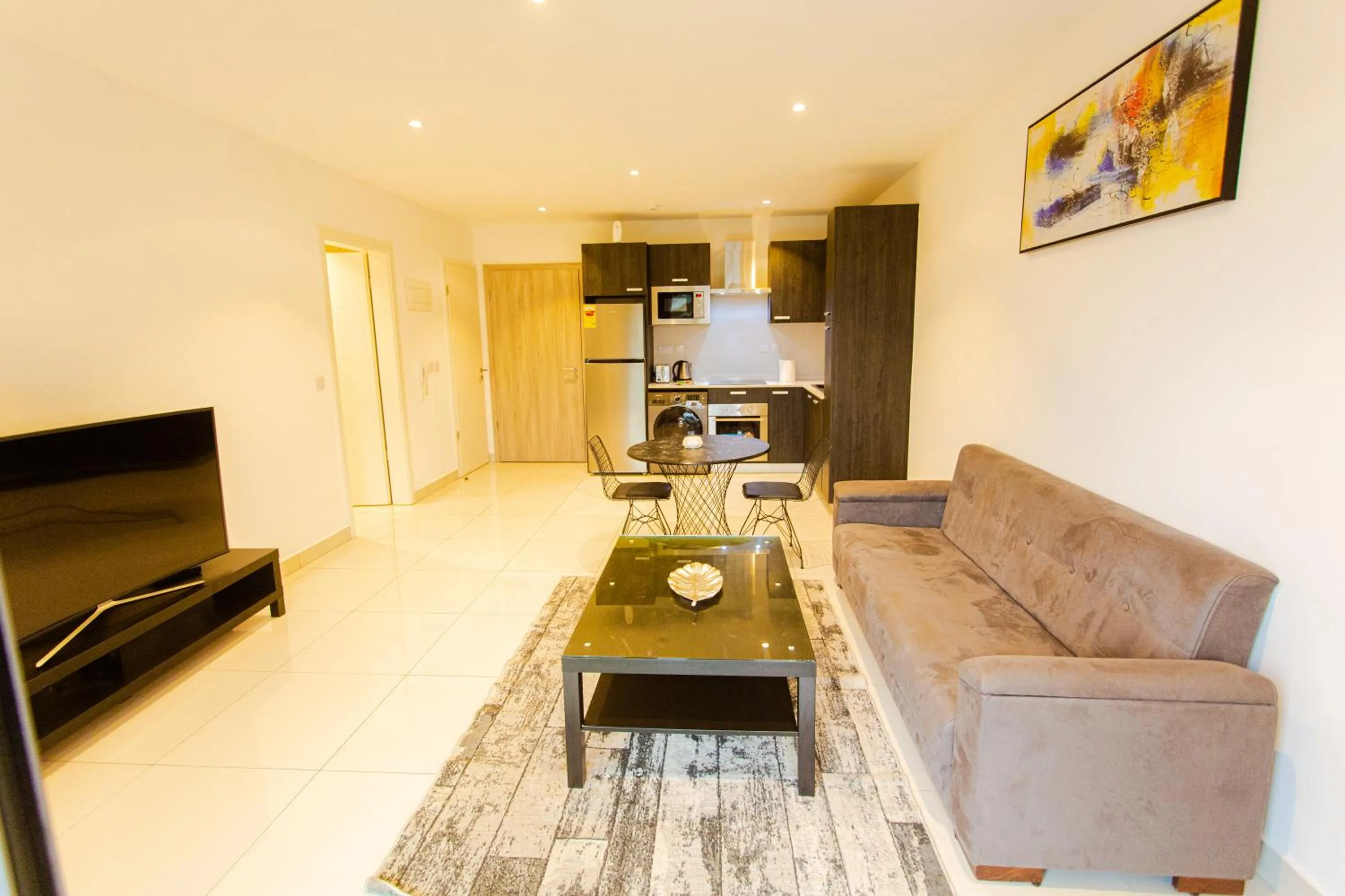 Living room in Accra Luxury Apartments @ The Lennox