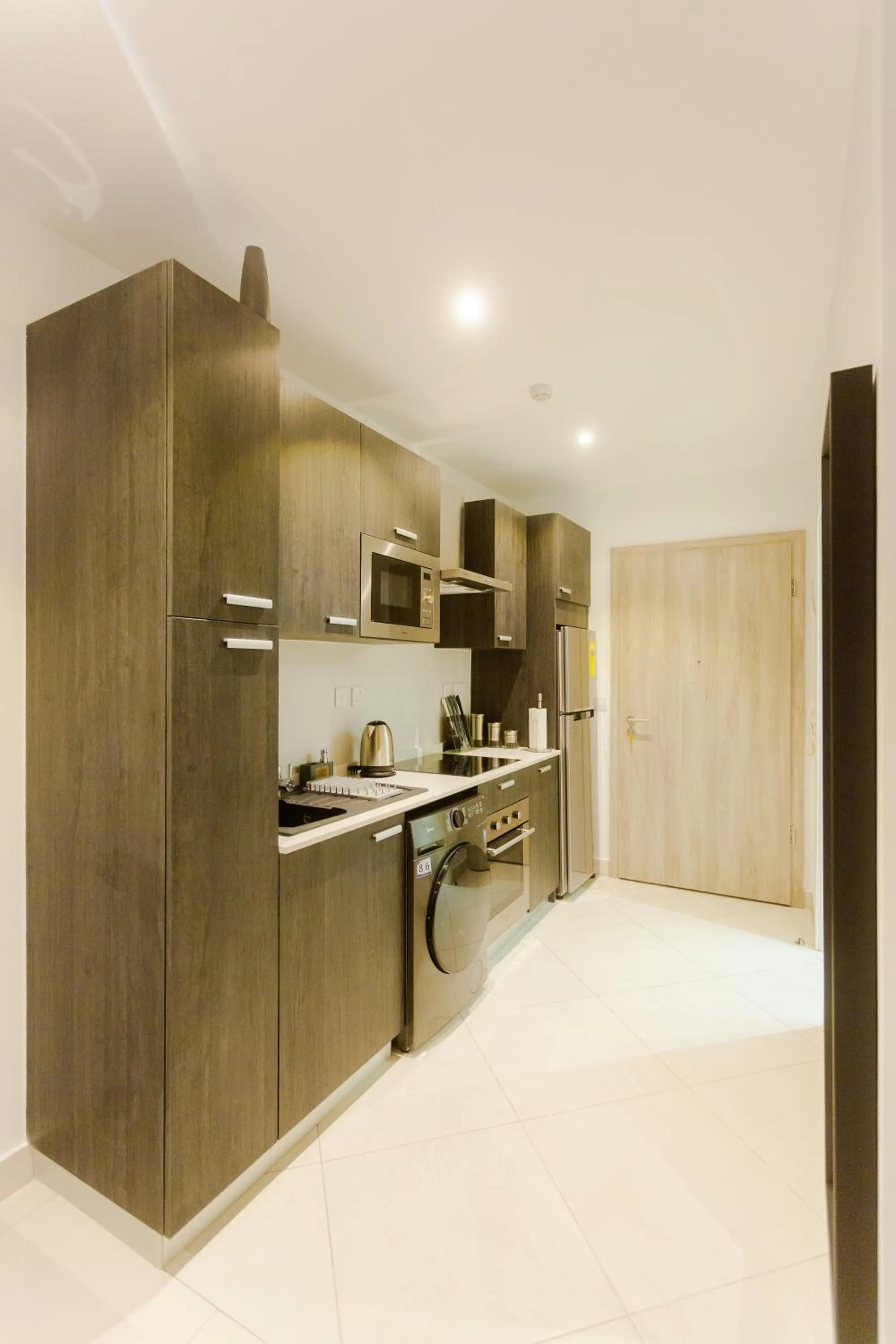 Kitchen or kitchenette in Accra Luxury Apartments @ The Lennox