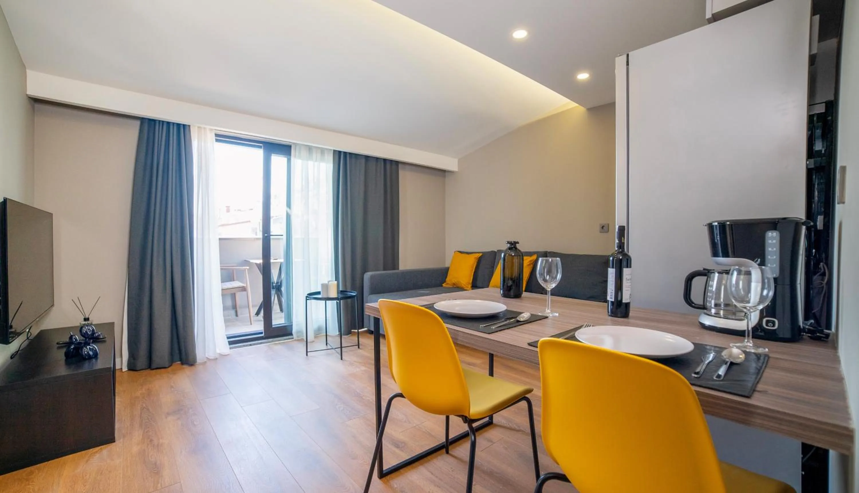 Living room in Vesta Rooms