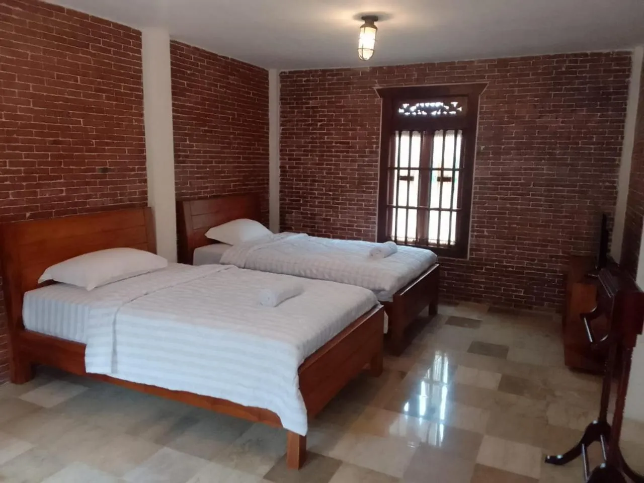 Bedroom, Bed in Joglo Kecombrang Bromo