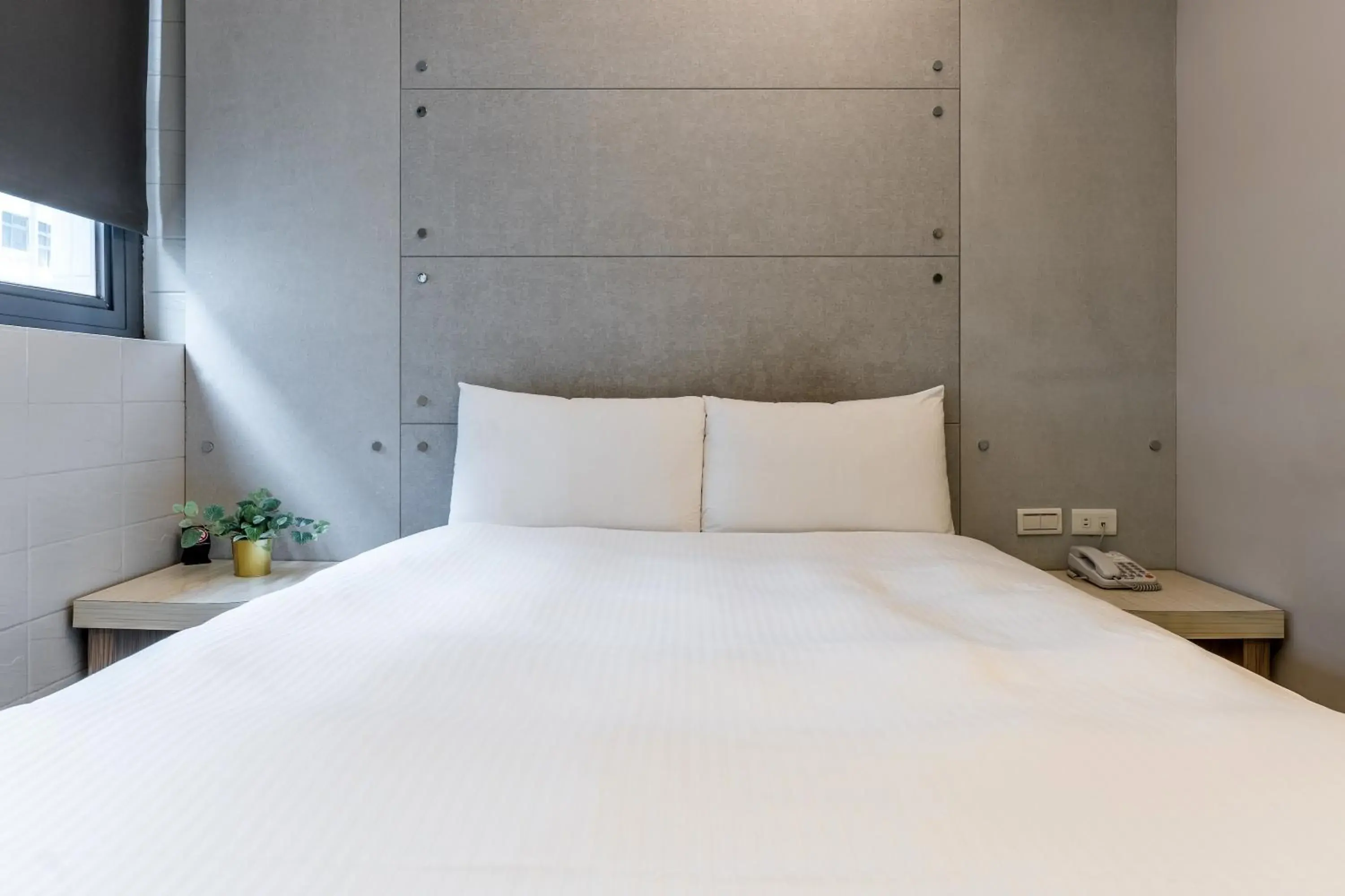 Bed in Guide Hotel Taipei Dadaocheng Bed in Guide Hotel Taipei Dadaocheng