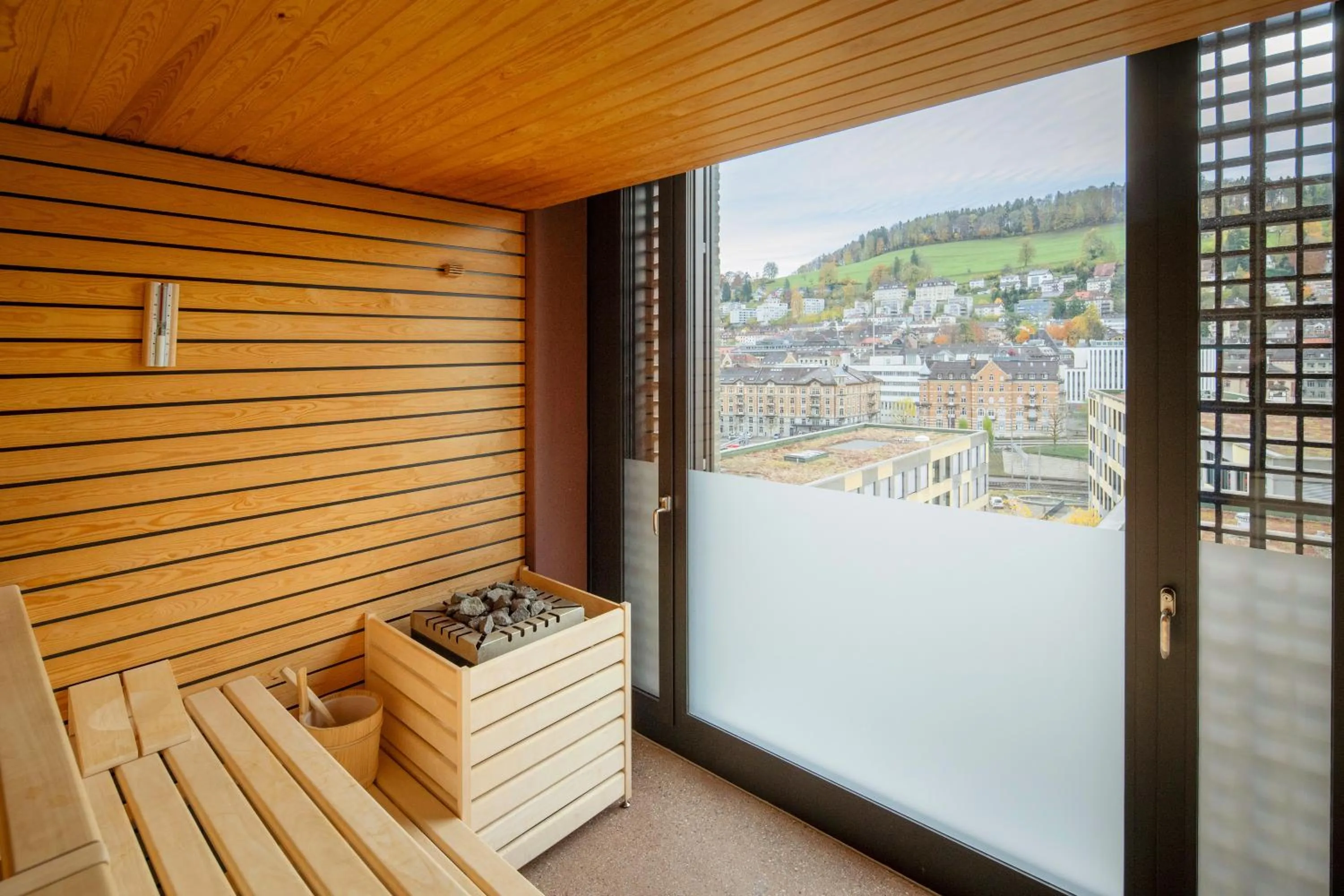 Sauna in Tailormade Hotel LEO St Gallen