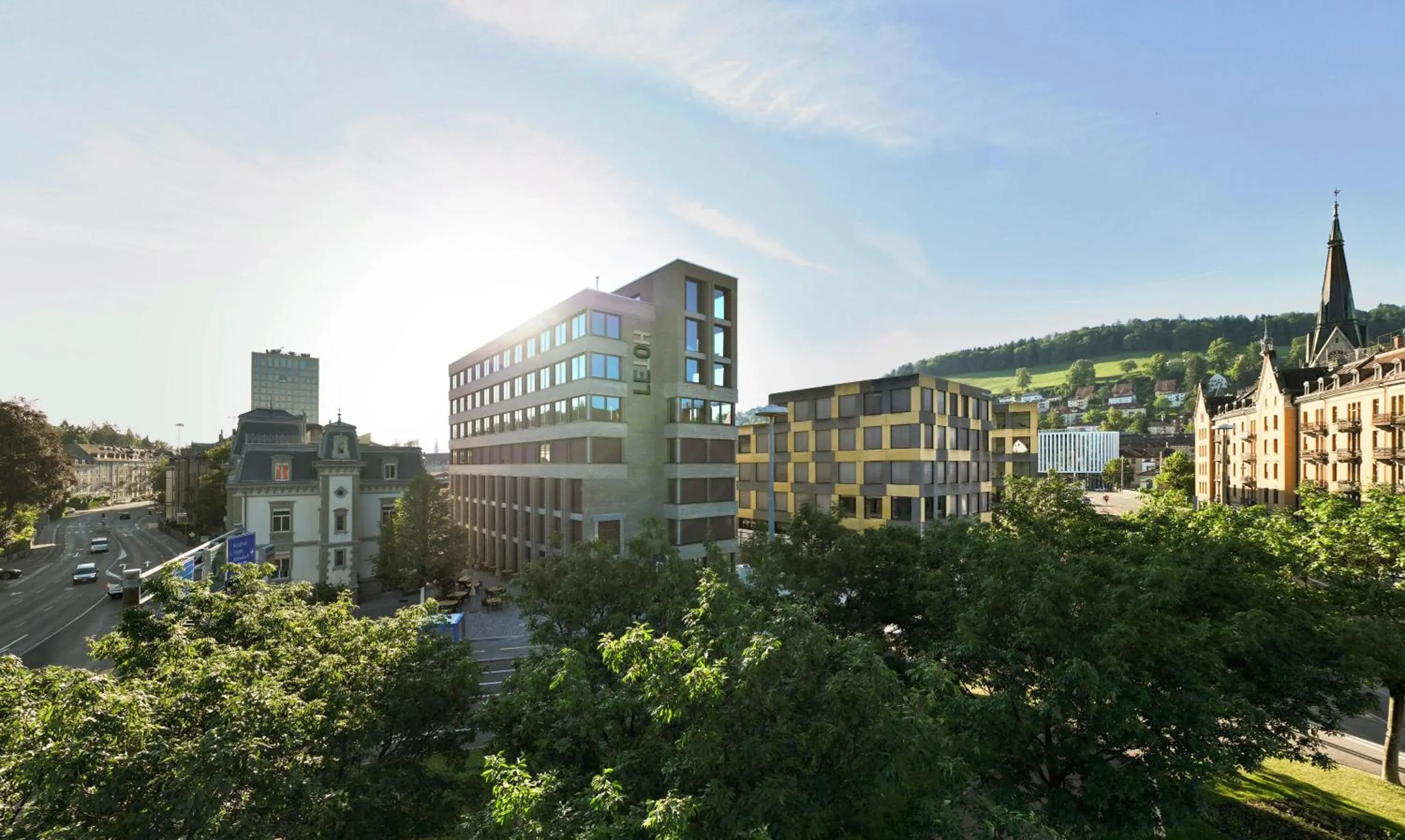 Property building in Tailormade Hotel LEO St Gallen Property building in Tailormade Hotel LEO St Gallen