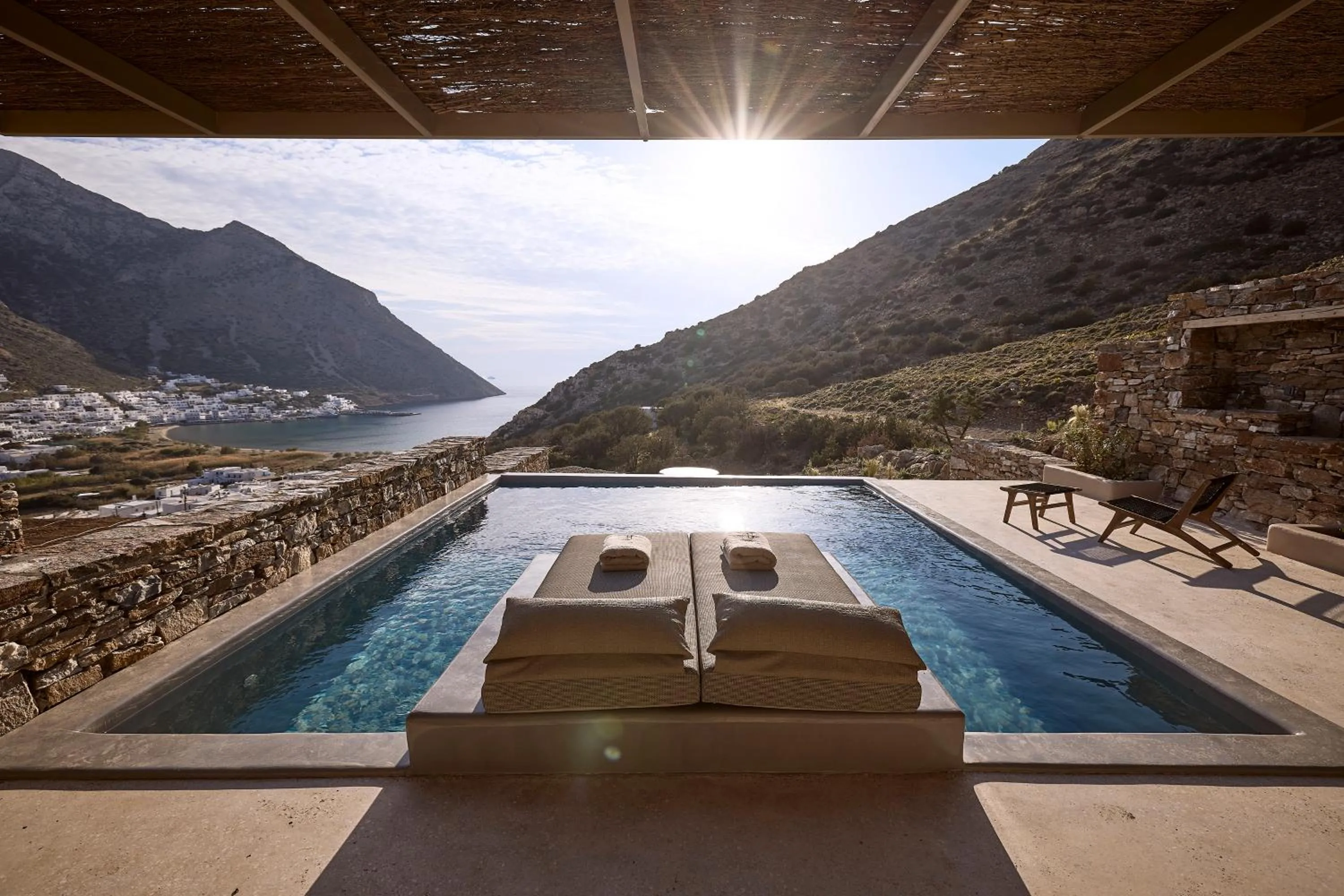Swimming pool in Apsila Pool Suites