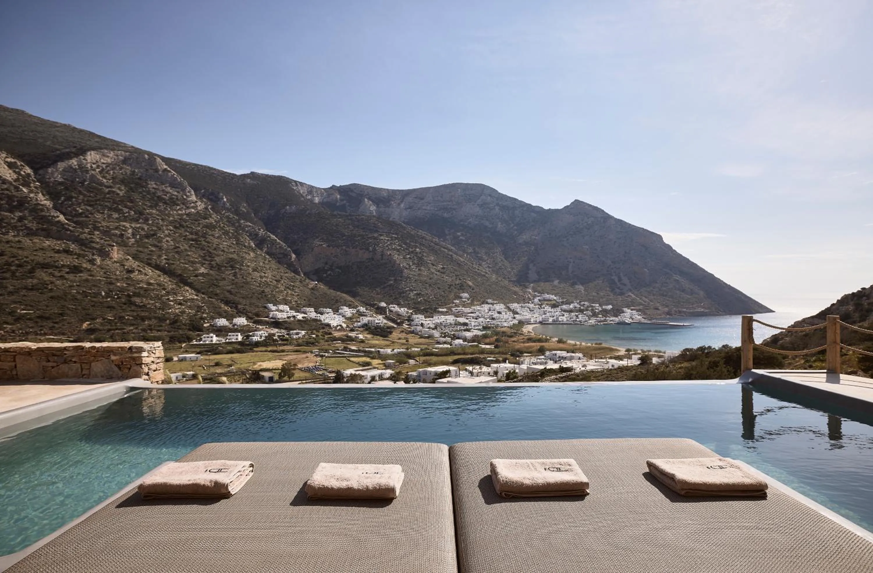 Sea view in Apsila Pool Suites