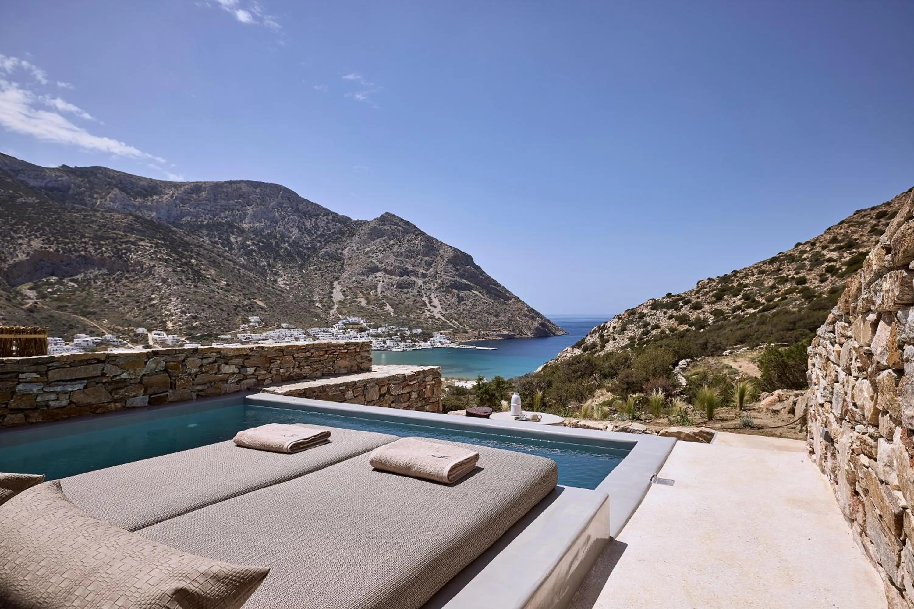 Sea view in Apsila Pool Suites