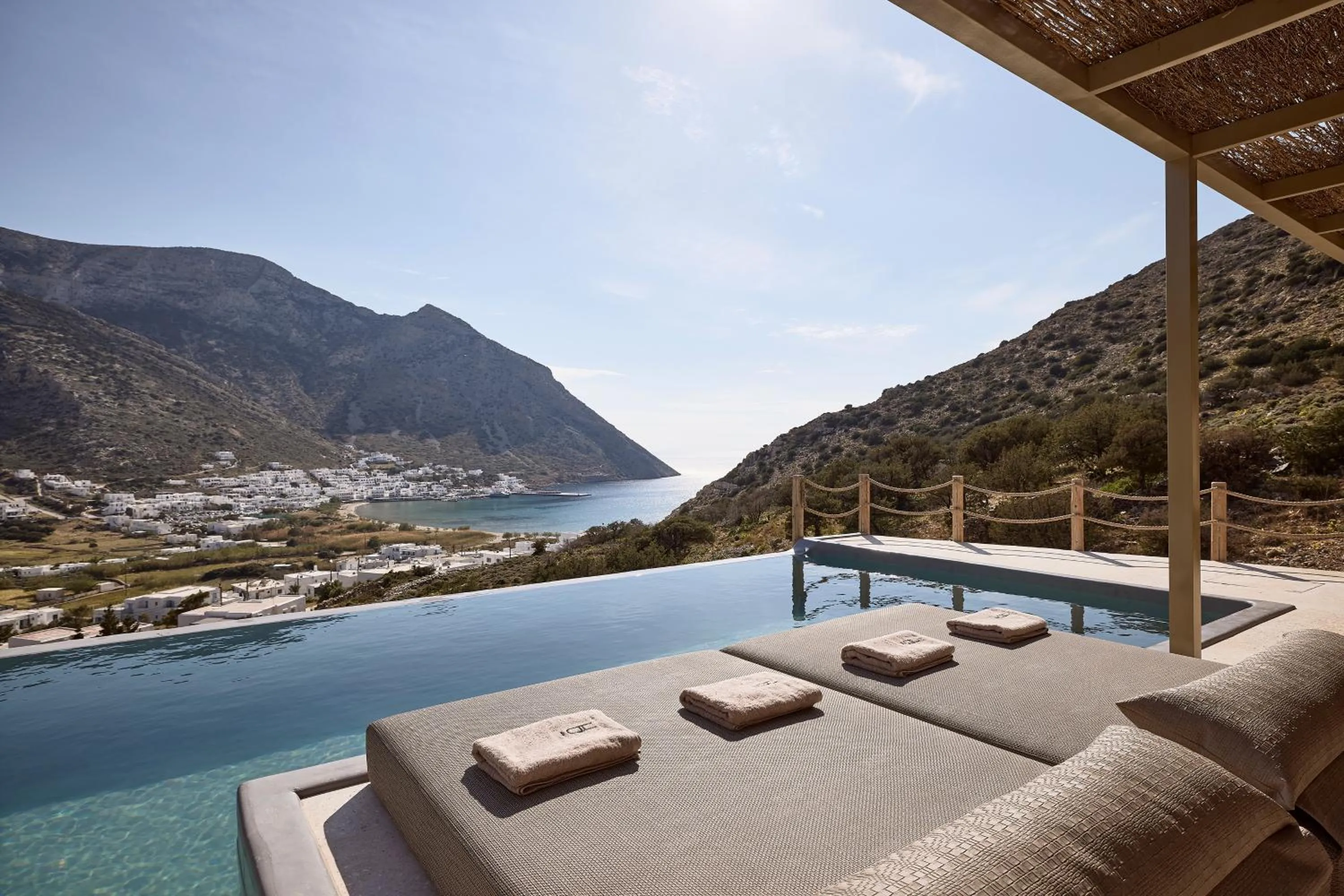Sea view in Apsila Pool Suites