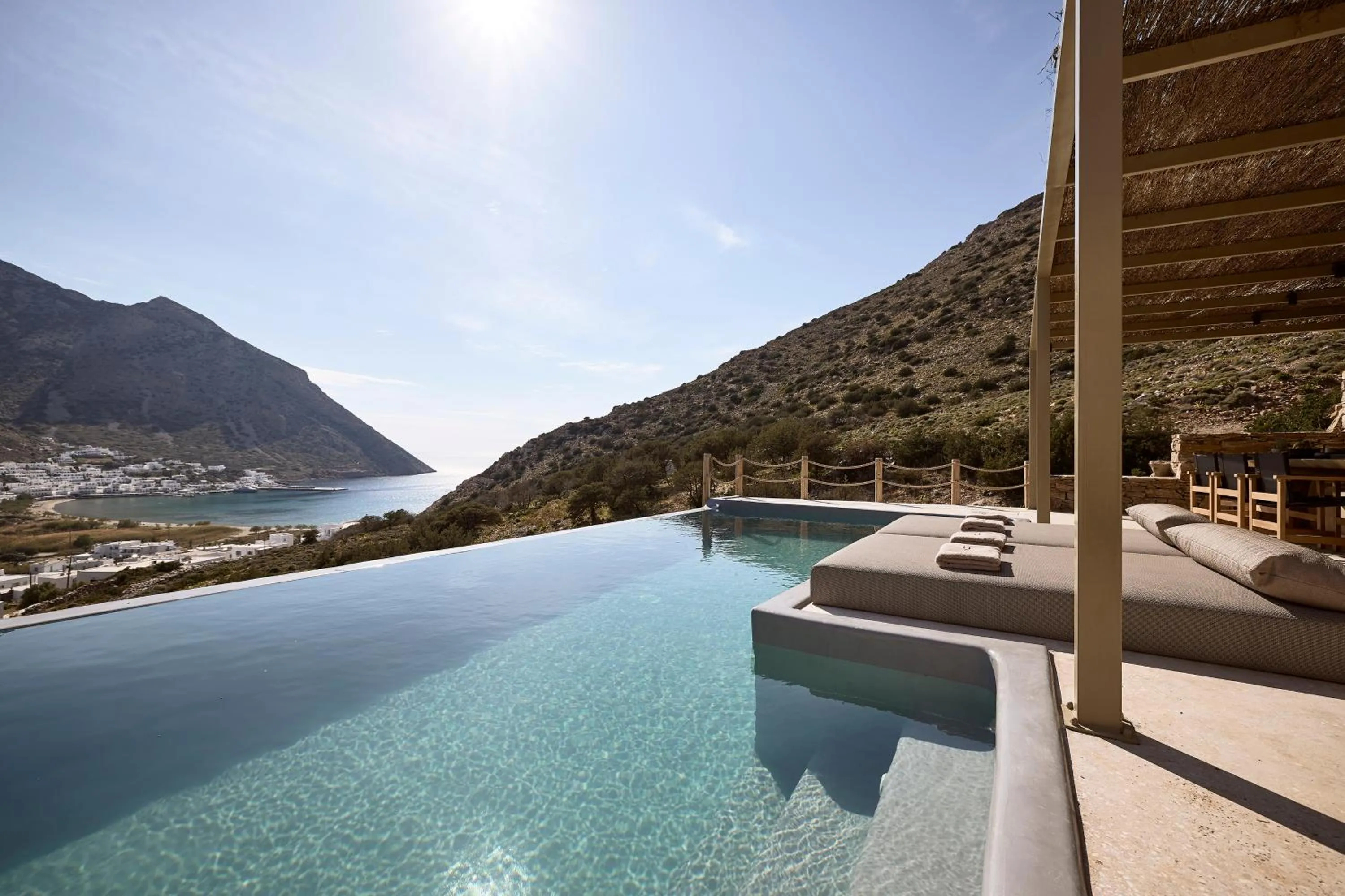 Sea view in Apsila Pool Suites