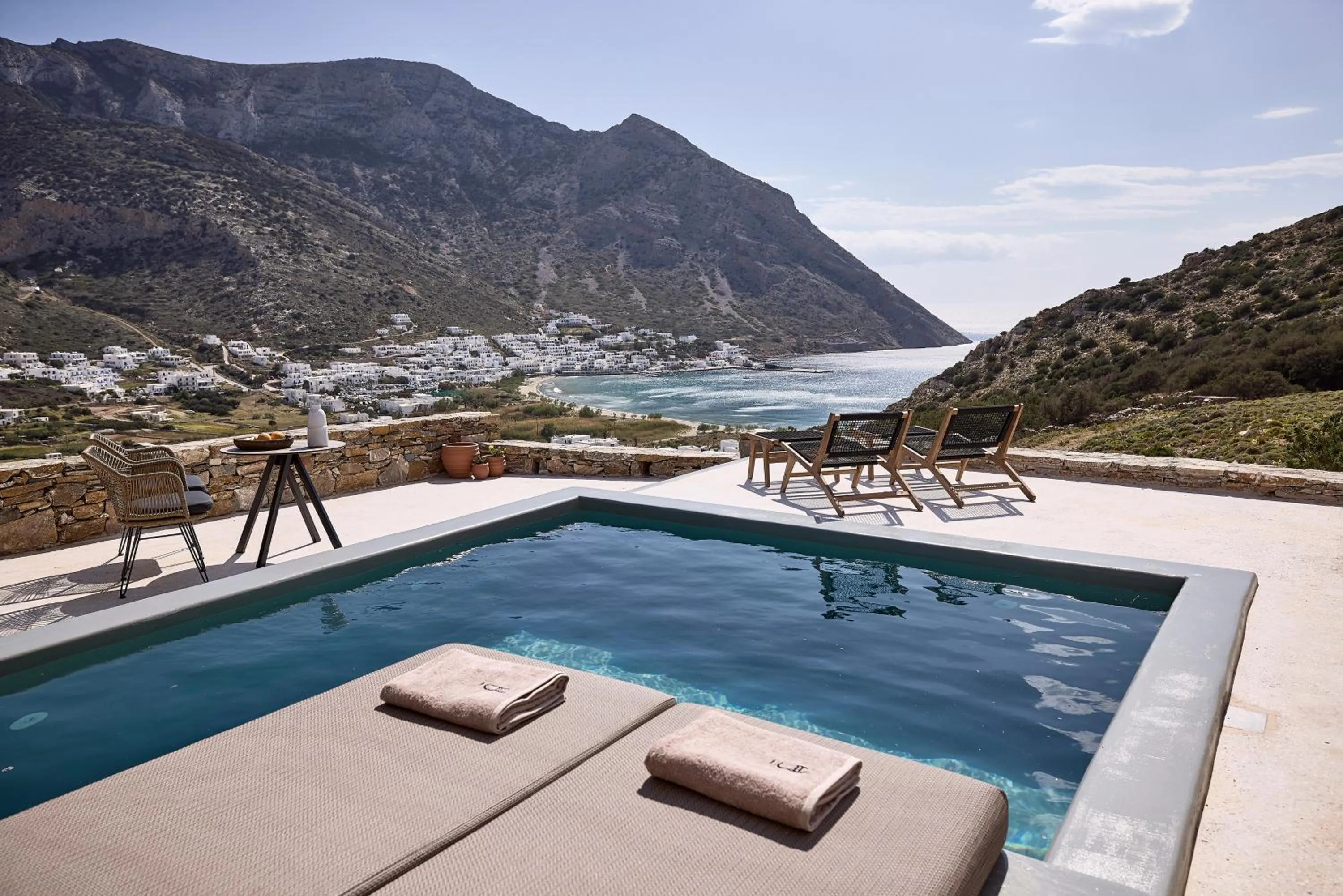 Sea view in Apsila Pool Suites