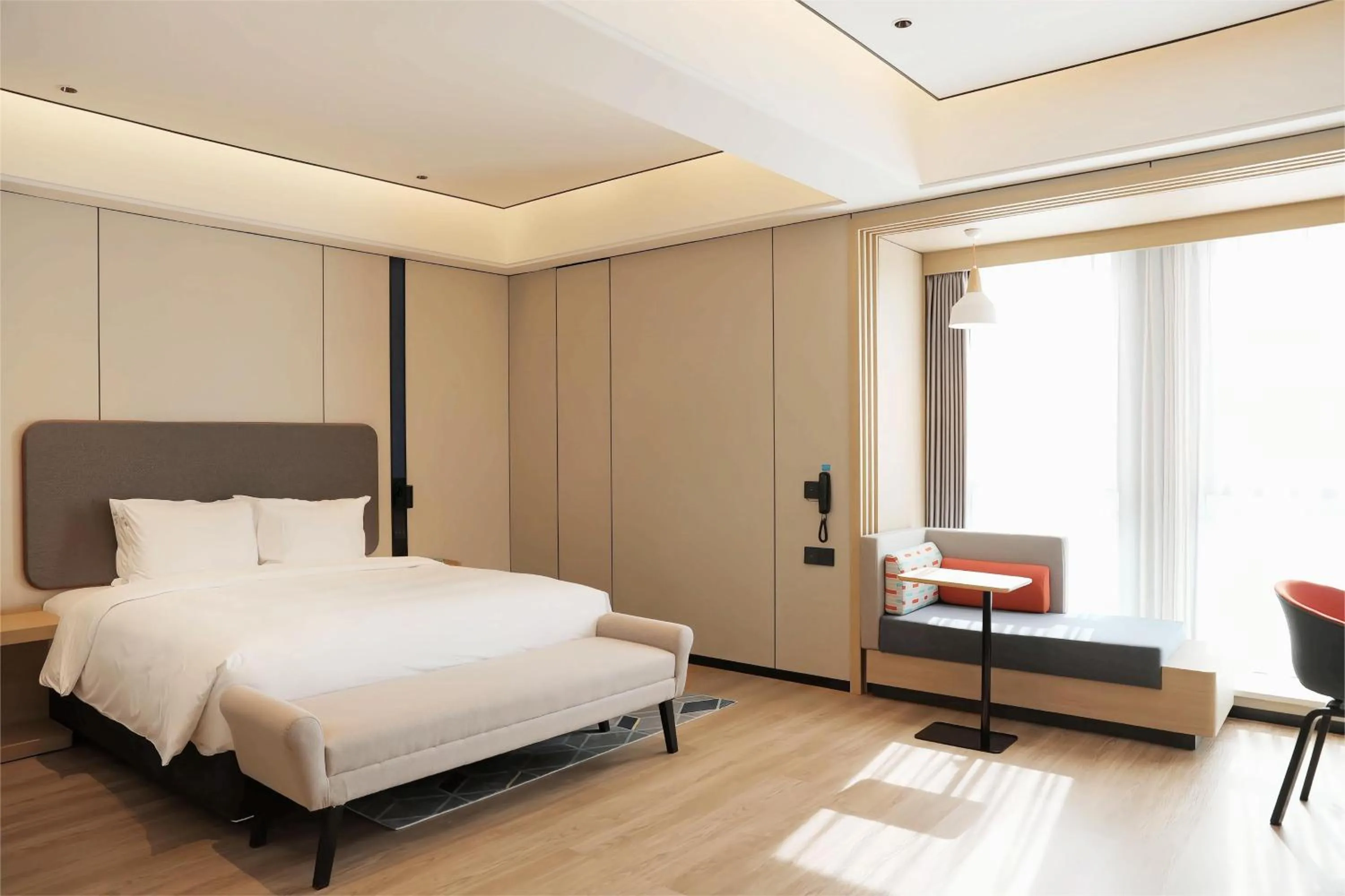Bedroom, Bed in Holiday Inn Express Qingdao Northern West Coast by IHG