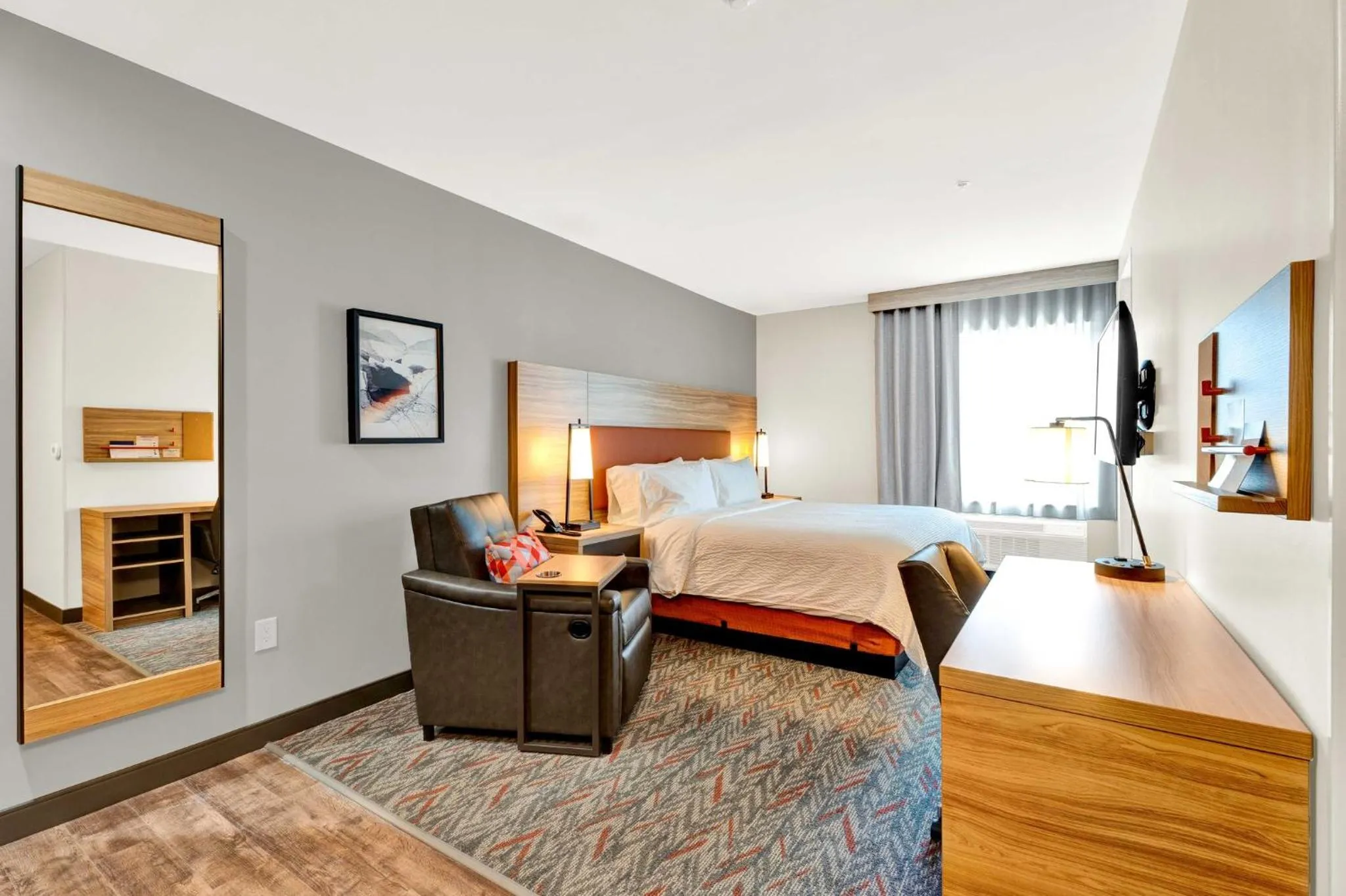Photo of the whole room, Bed in Candlewood Suites - Detroit - Auburn Hills by IHG