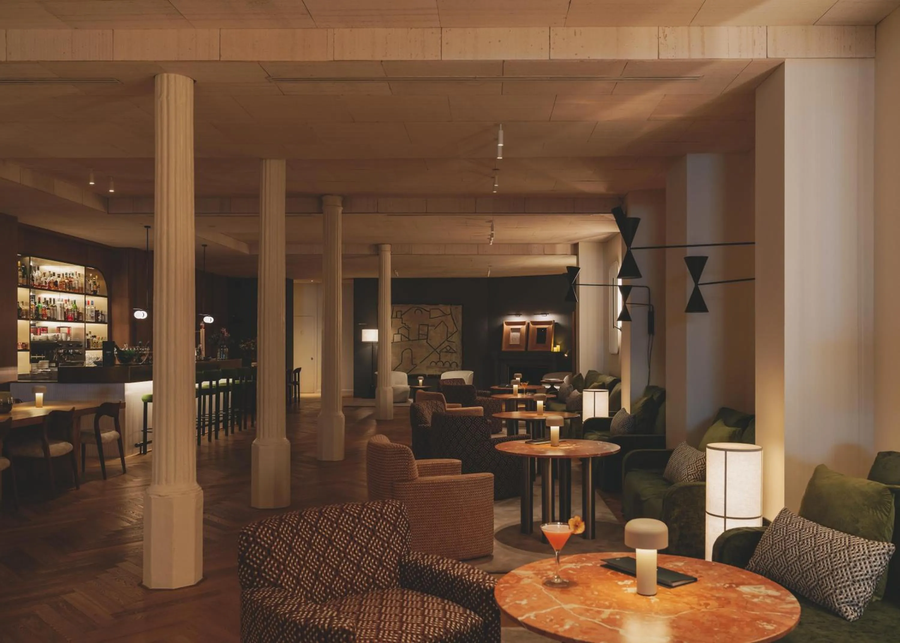 Lobby or reception in Hotel Regina Barcelona