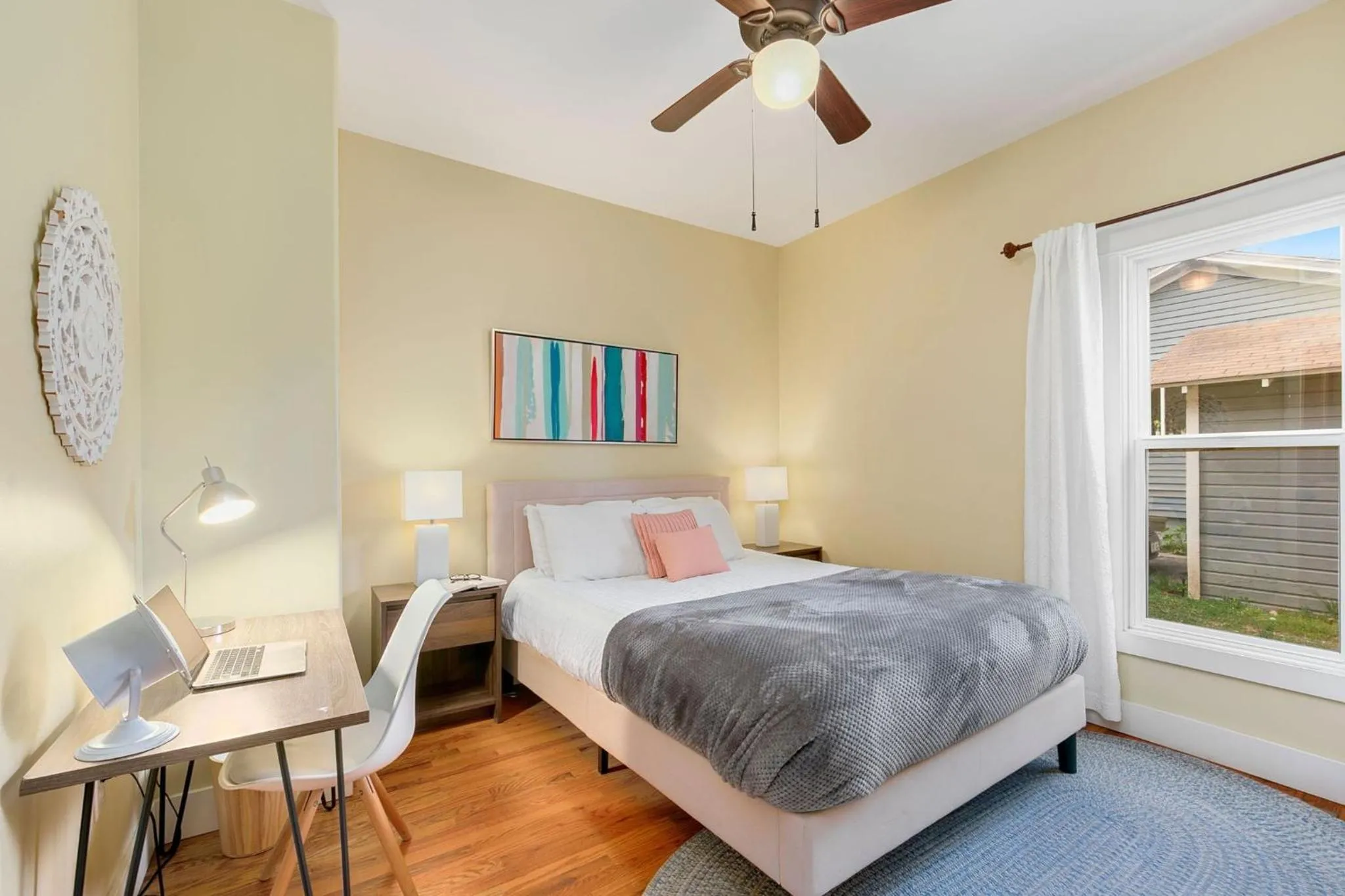Bed in Walk Everywhere - Art, Restaurants, Poudre River