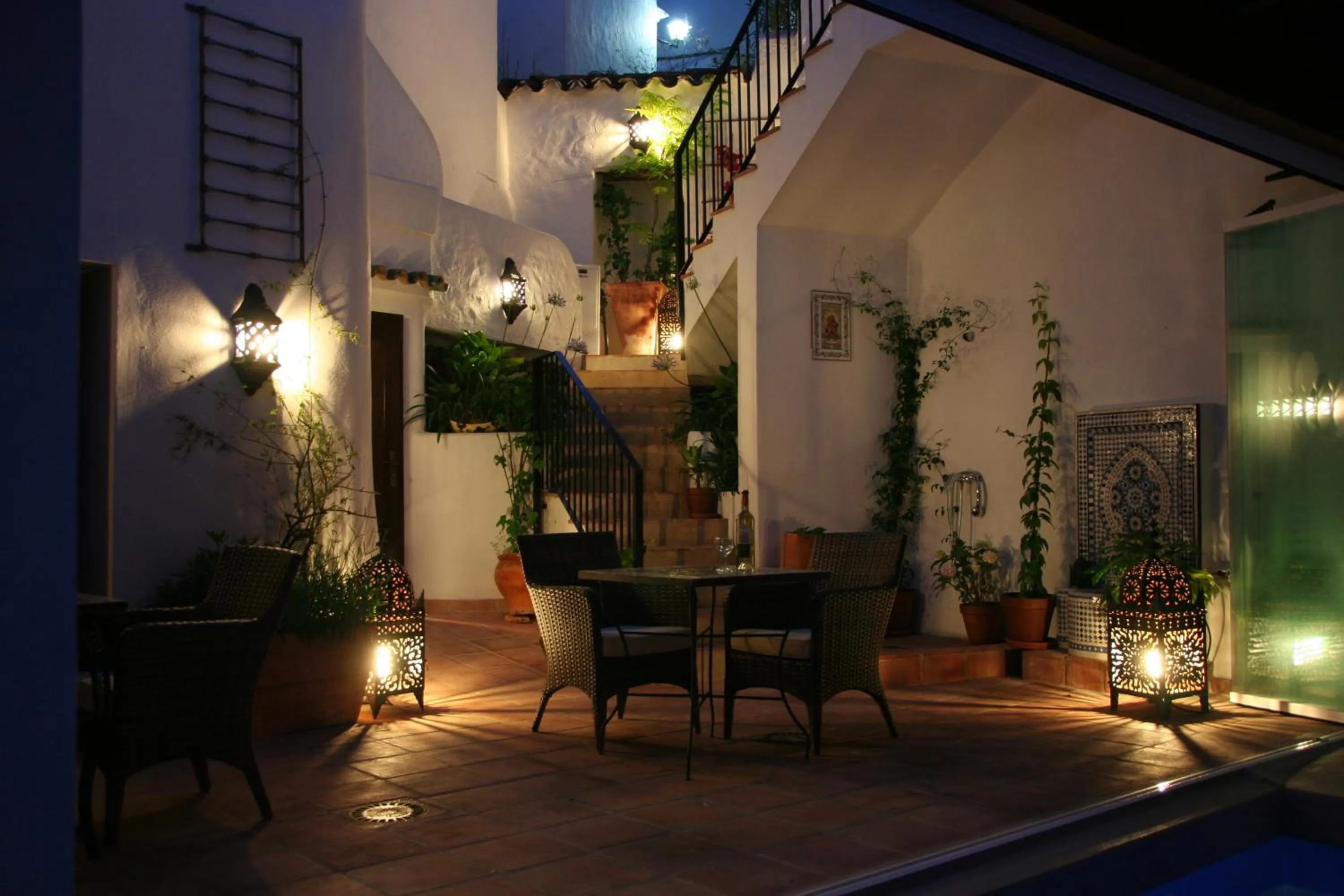 Balcony/Terrace in Boutique Hotel La Posada del Angel Ojén