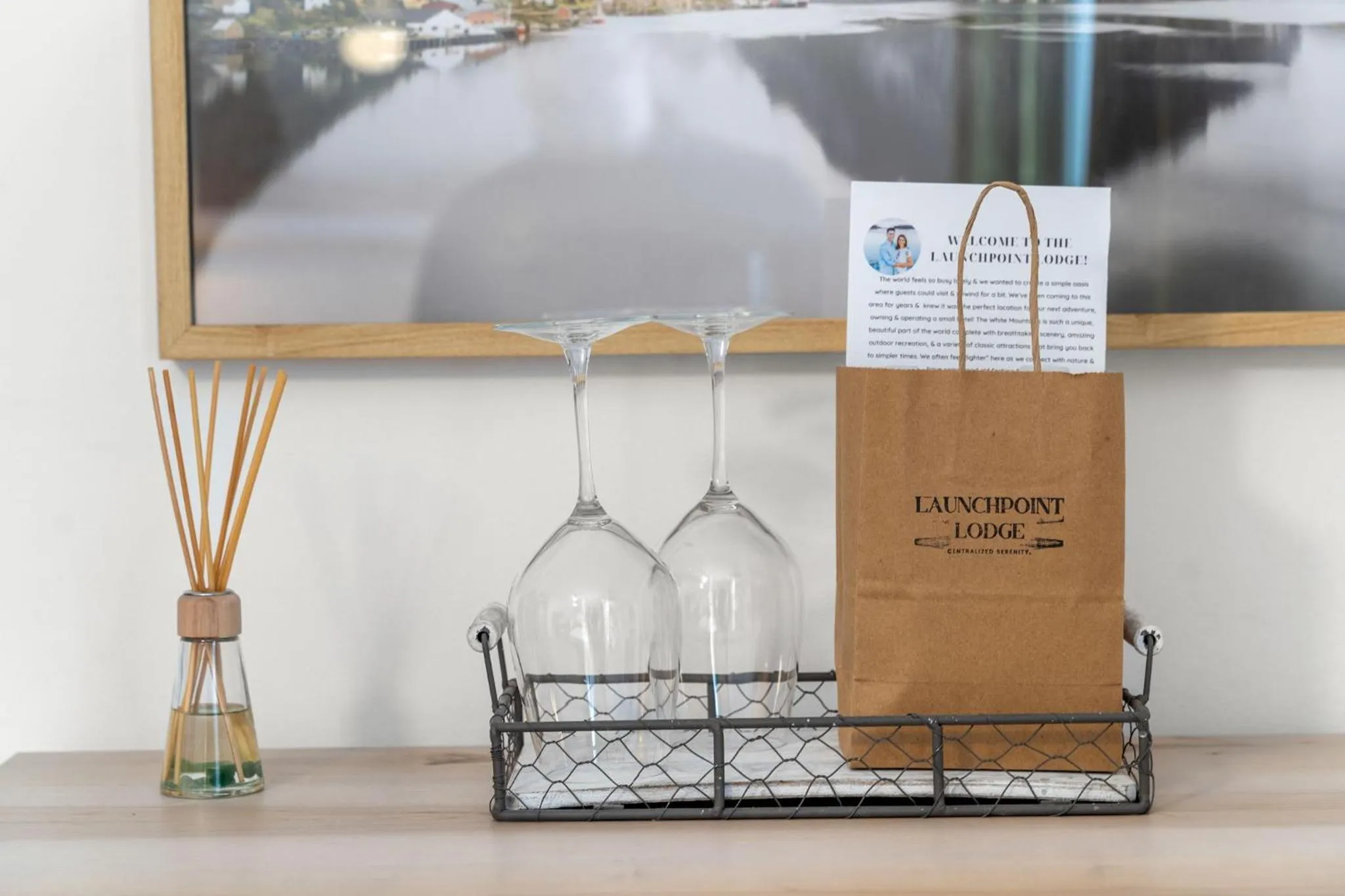 Decorative detail in Launchpoint Lodge