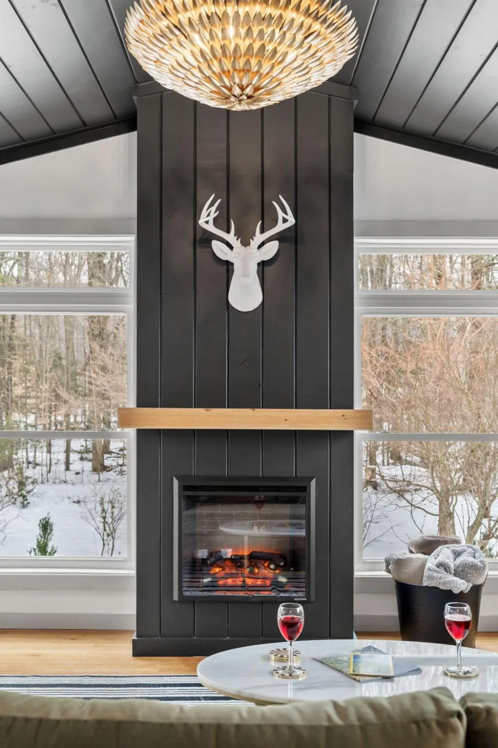 Winter in Launchpoint Lodge