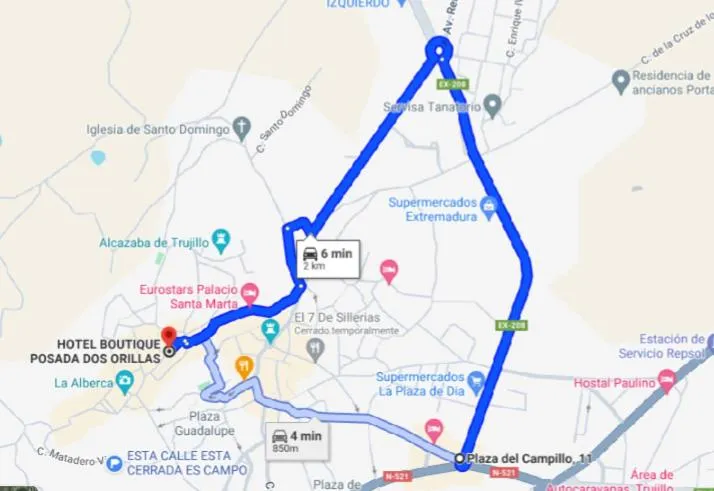 Location in Hotel Boutique Posada Dos Orillas