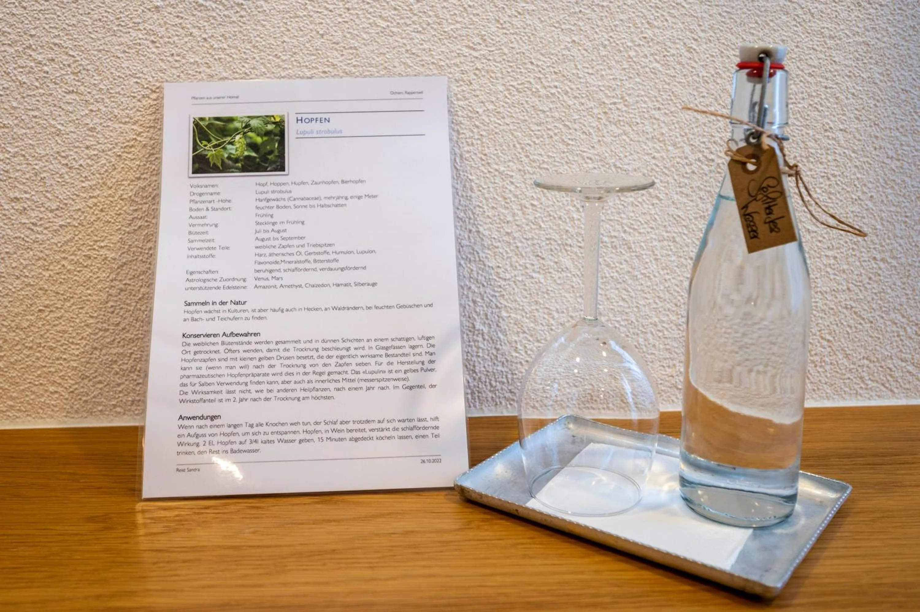 Decorative detail in Hotel Ochsen Rapperswil/BE