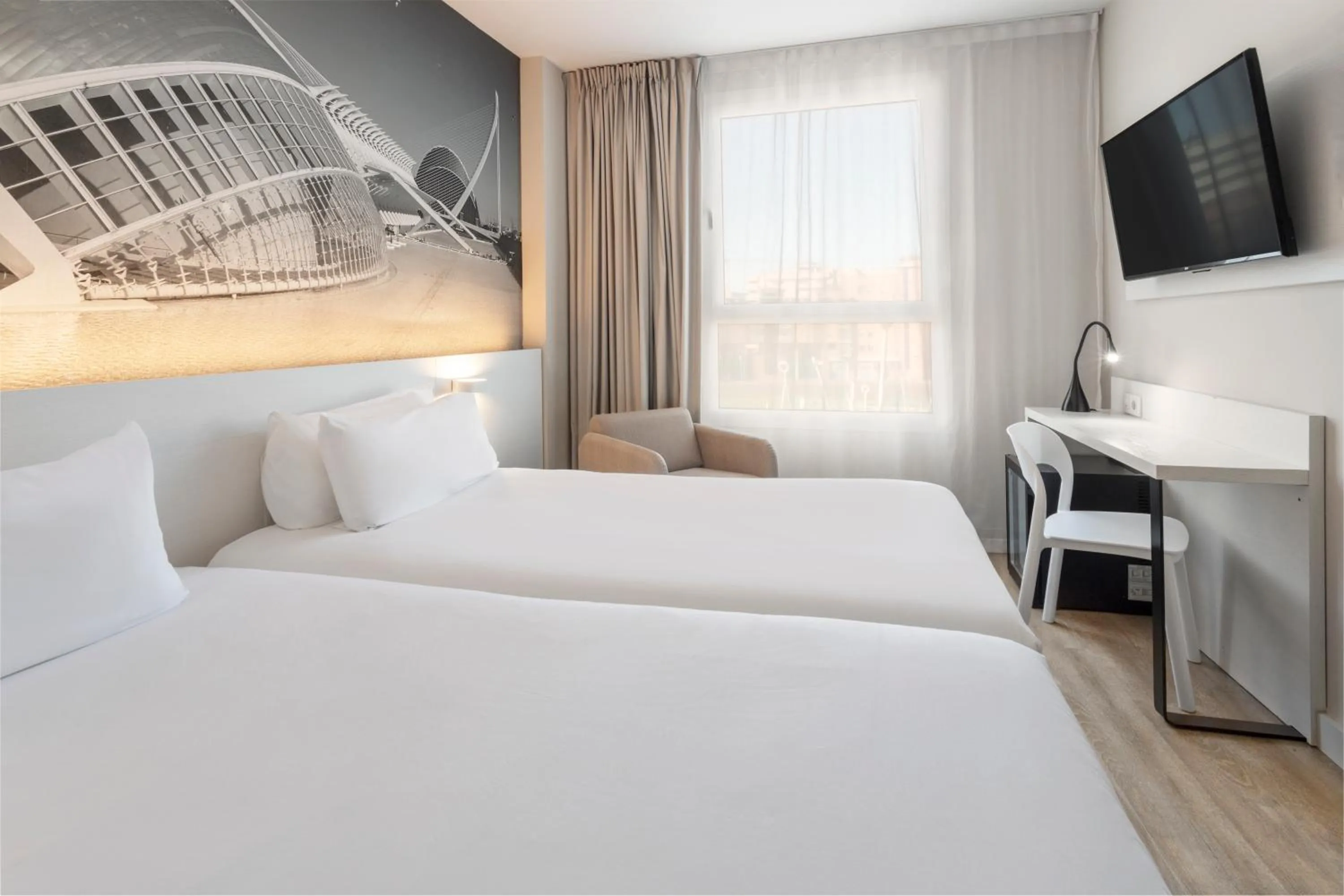 Bed in B&B HOTEL Valencia Ciudad de las Ciencias