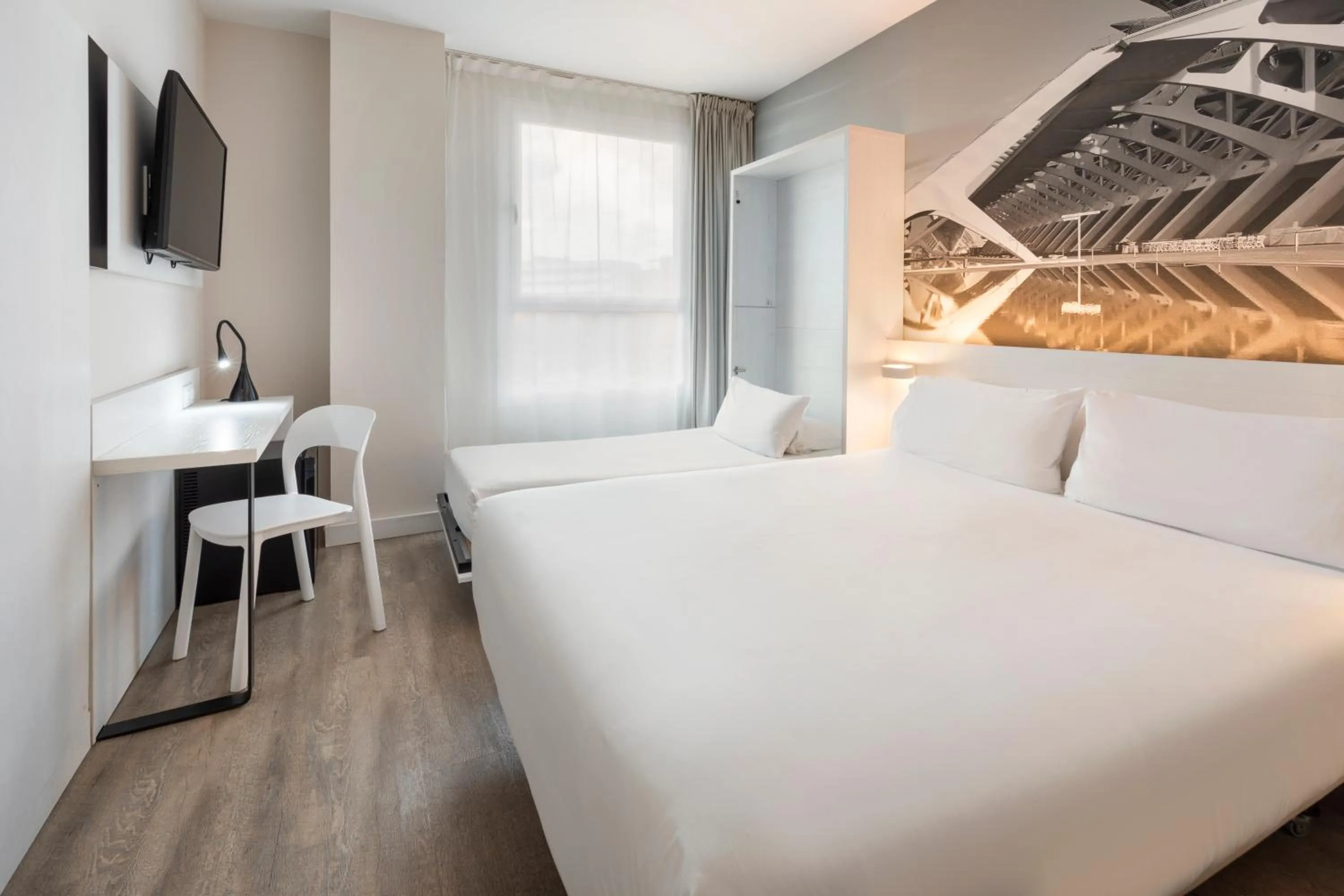 Bed in B&B HOTEL Valencia Ciudad de las Ciencias