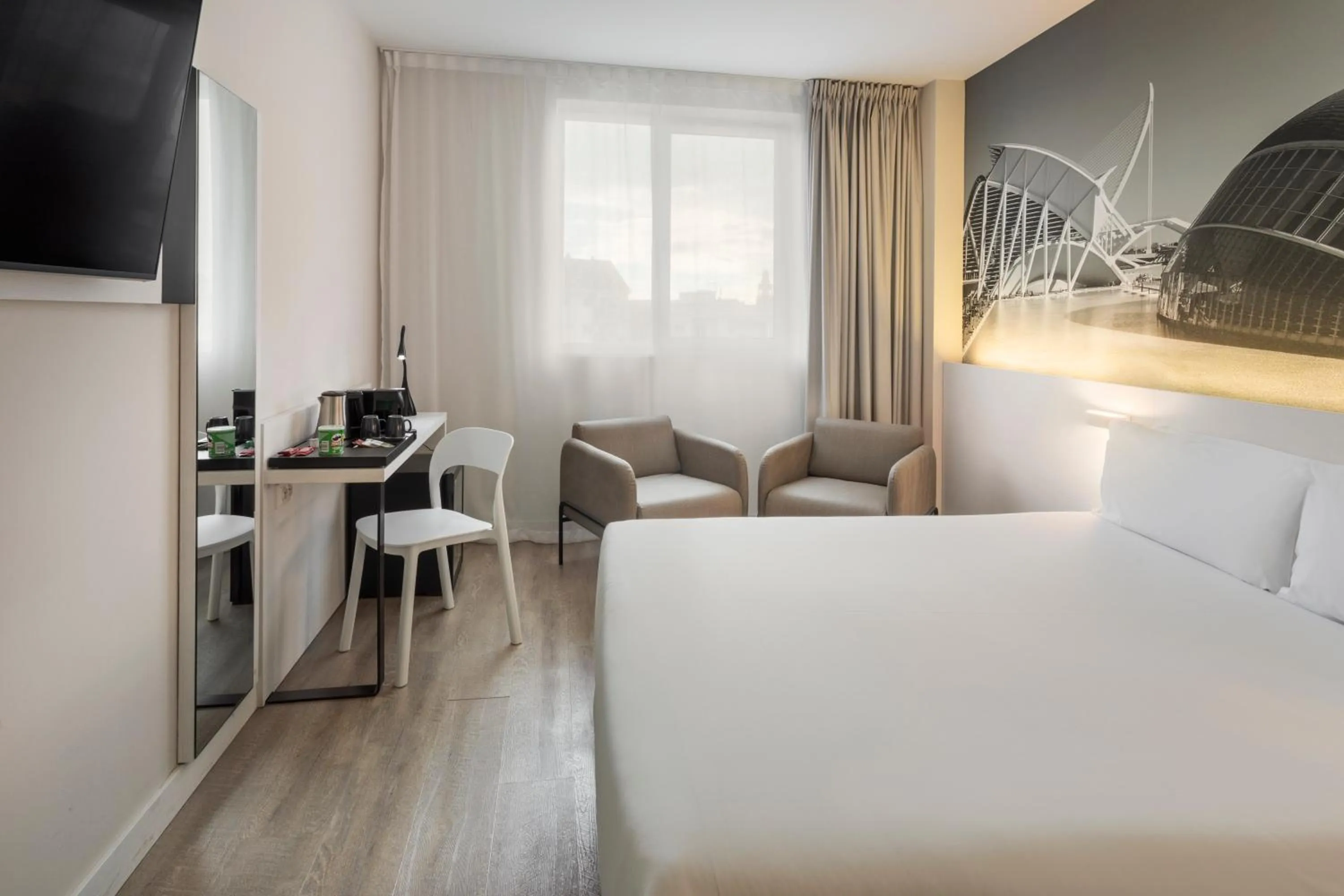 Bed in B&B HOTEL Valencia Ciudad de las Ciencias