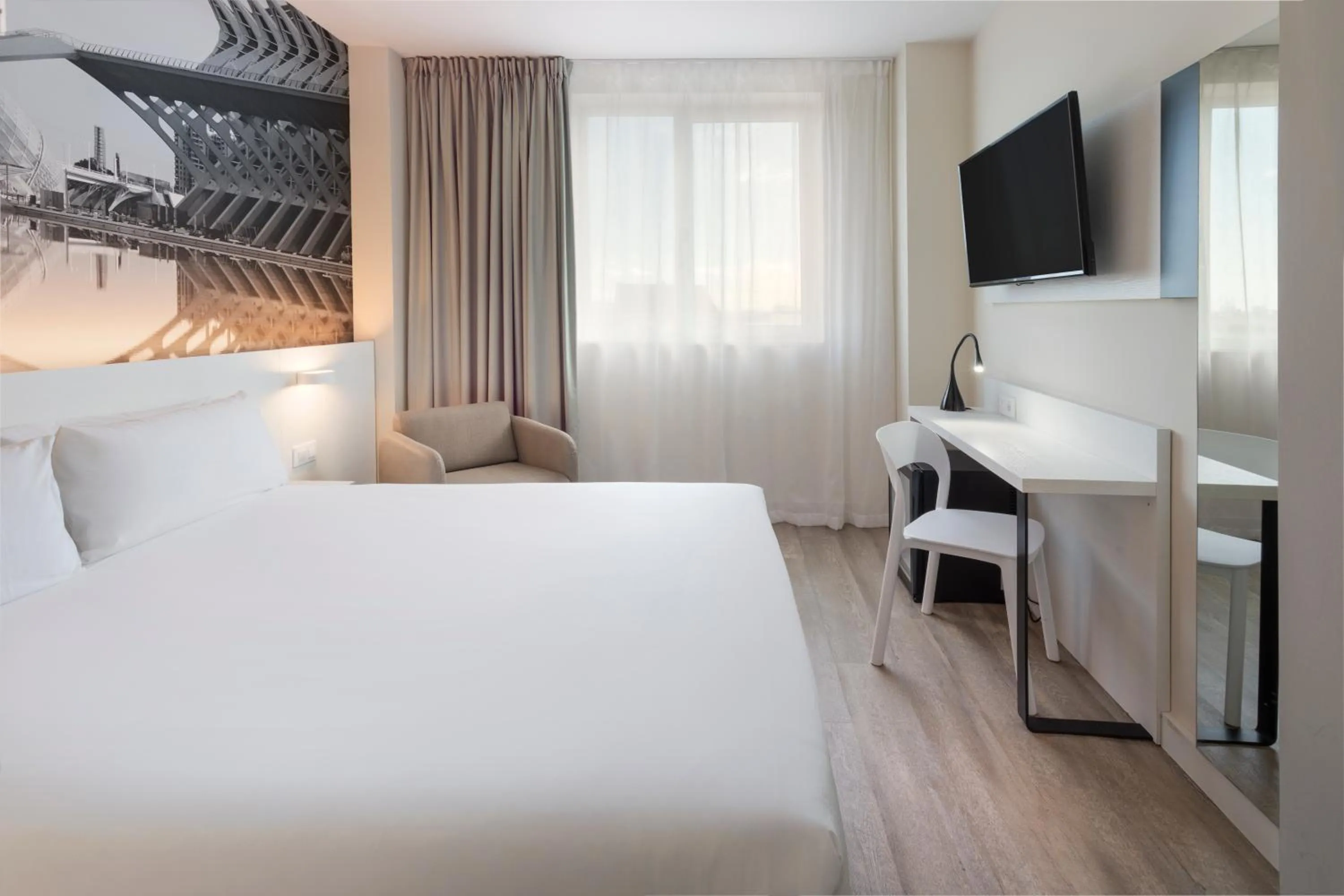 Bed in B&B HOTEL Valencia Ciudad de las Ciencias