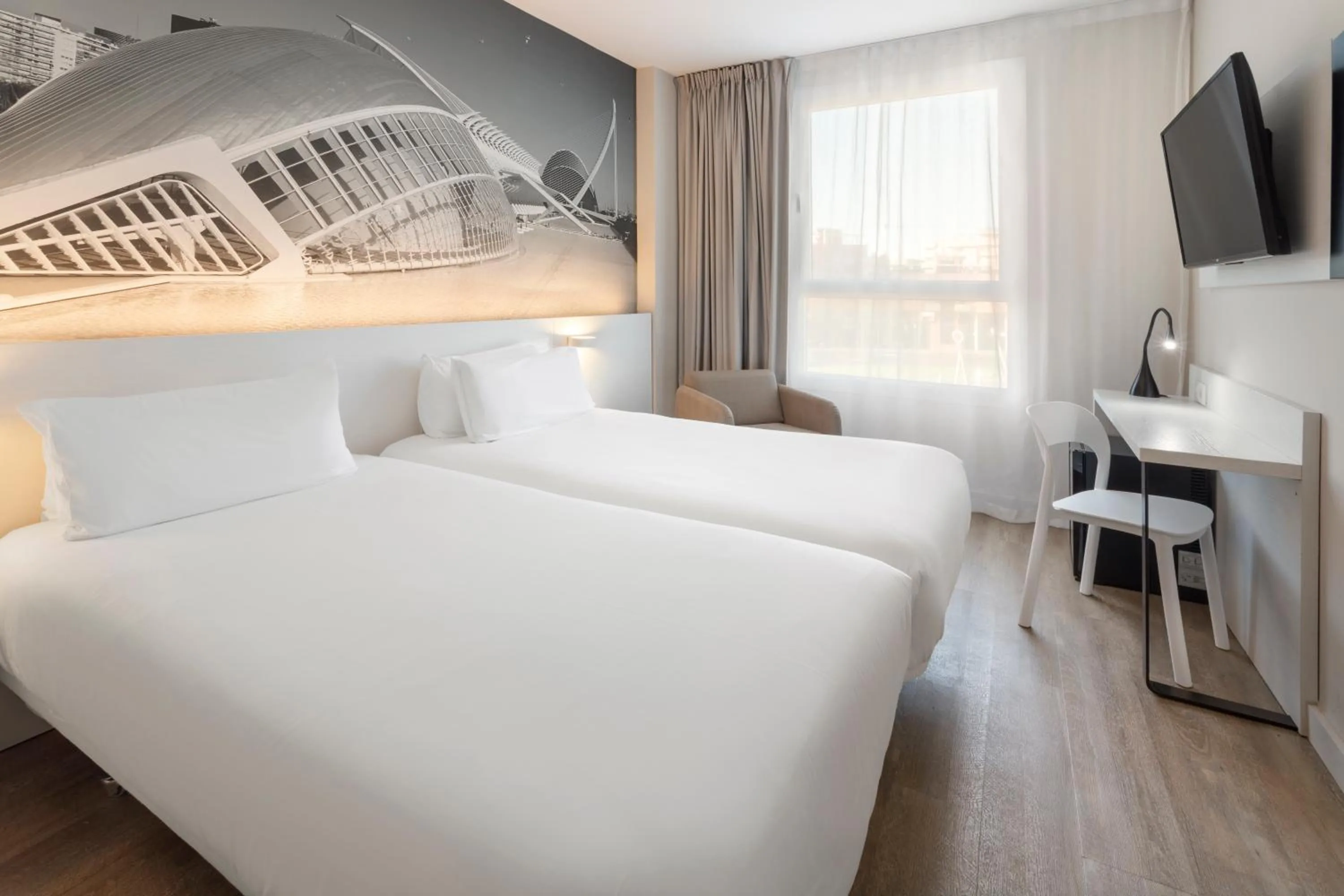 Bed in B&B HOTEL Valencia Ciudad de las Ciencias