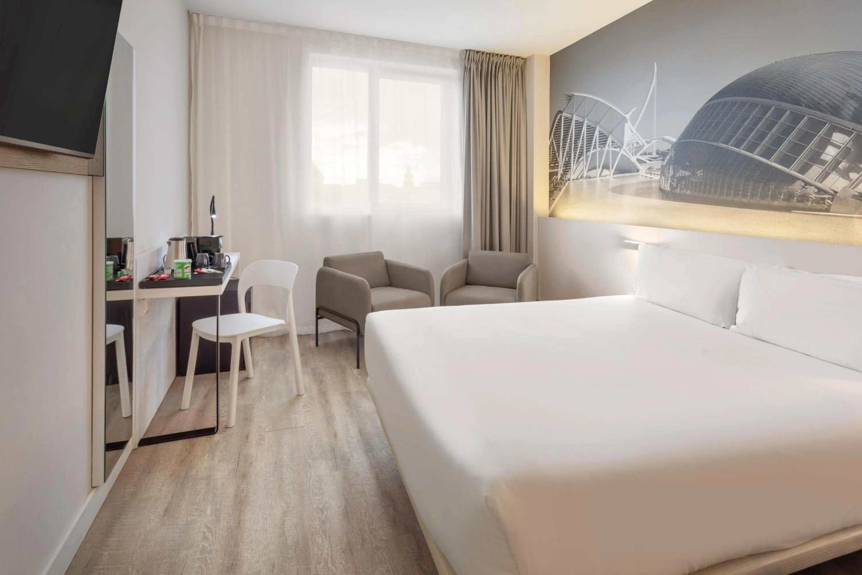 Bed in B&B HOTEL Valencia Ciudad de las Ciencias