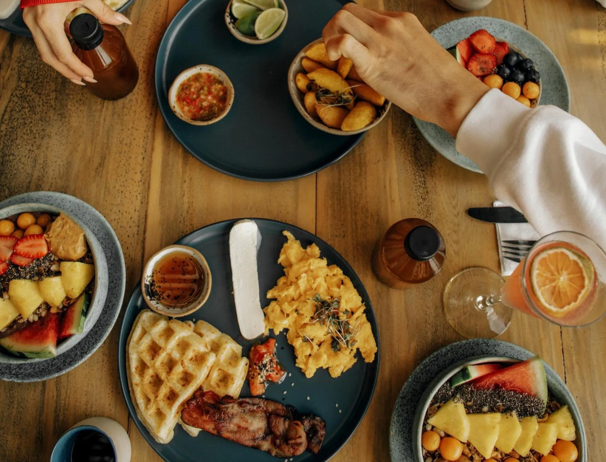 Food and drinks in La Pausa Hotelbistro