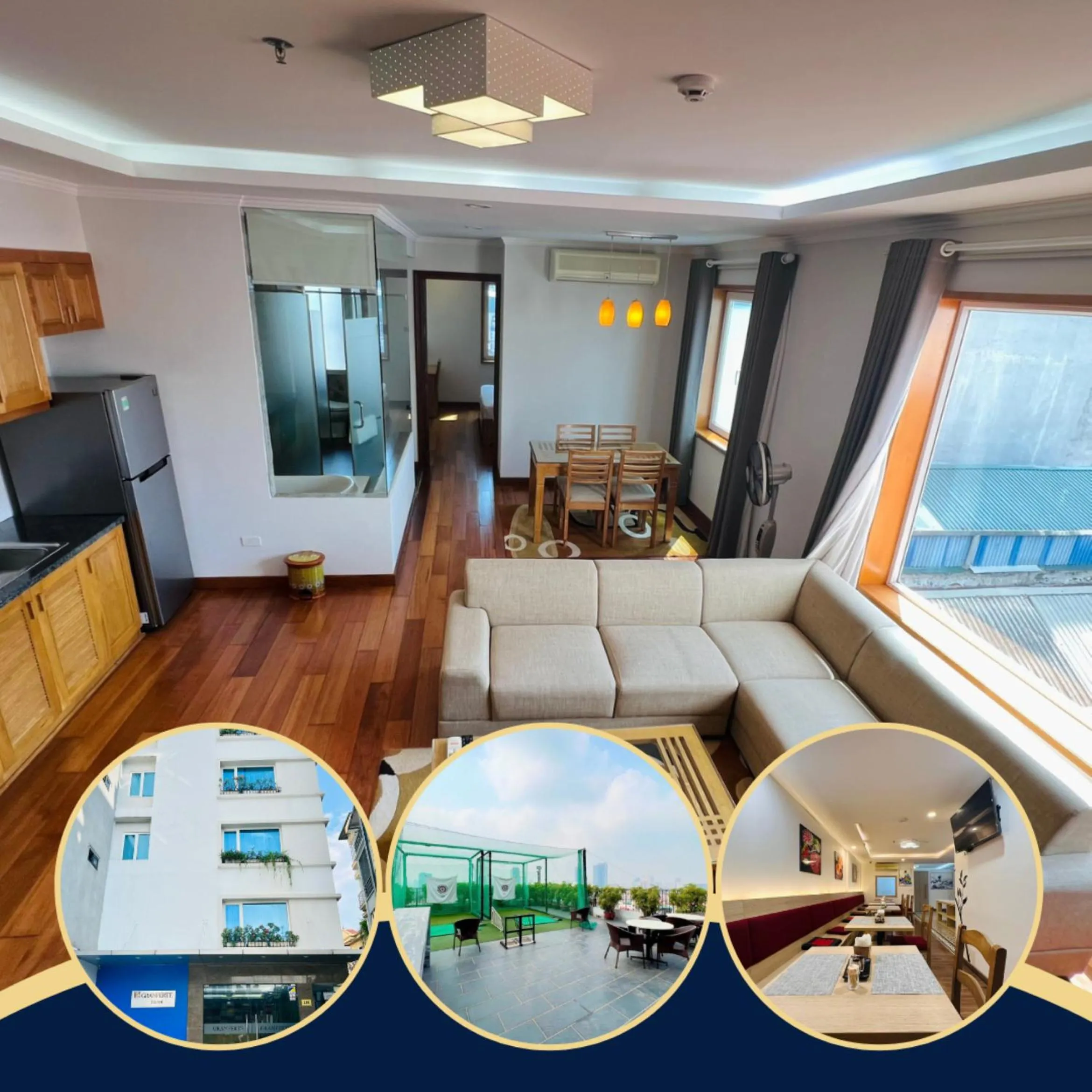 Kitchen or kitchenette in HANA Stay Riverside